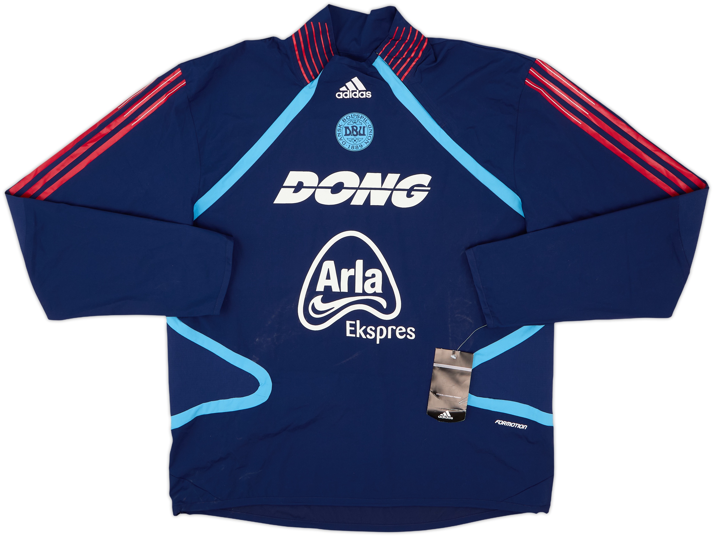 2005-06 Denmark adidas Formotion Drill Top (L/XL)