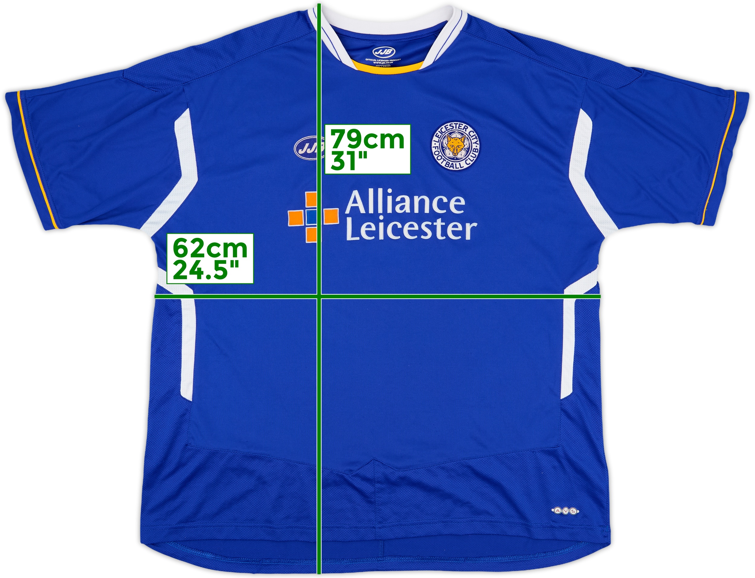 Leicester City 05-06シーズン ヴィンテージユニフォーム 2005-06 Leicester Home Shirt - 8/10 - (XXL)