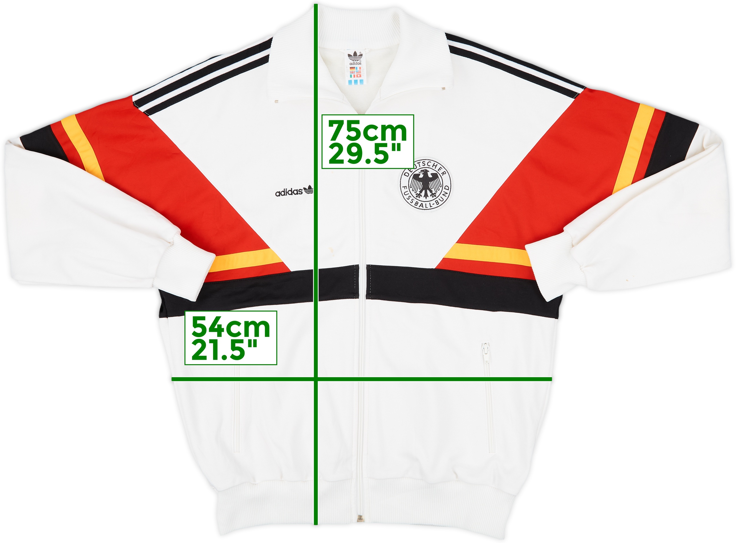 1990-92 Germany adidas Track Jacket - 7/10 - (XL/XXL) 1990-92 Germany adidas Track Jacket - 7/10 - (XL/XXL)