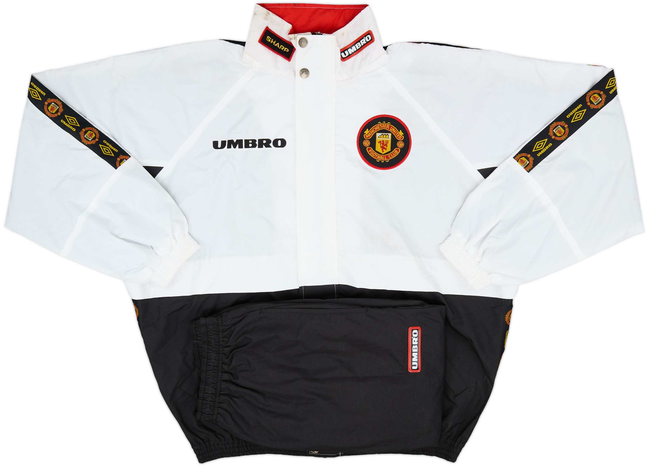 未着用　UMBRO manchester united 1996-97 Manchester United Umbro Tracksuit - 6/10 - (L)
