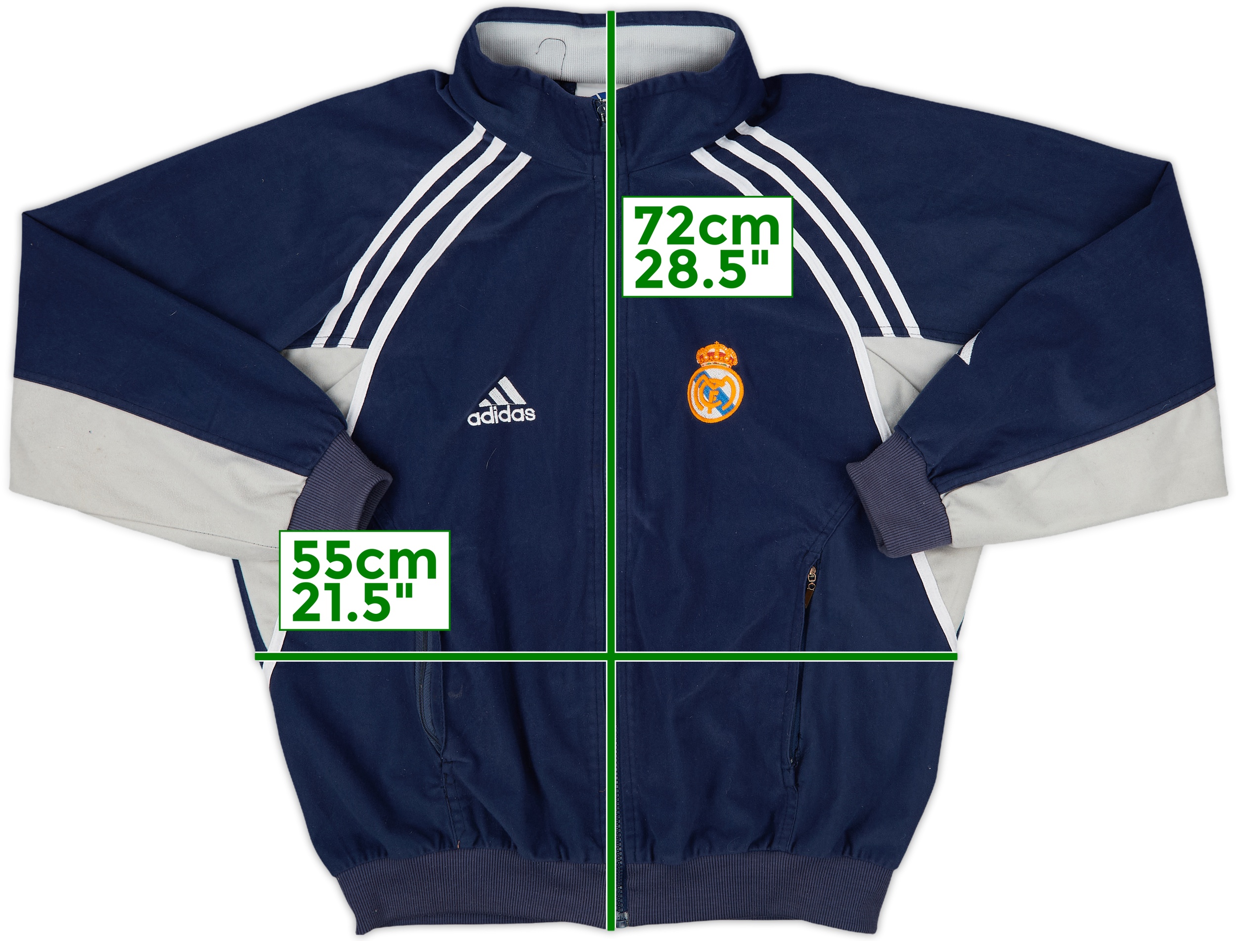 2000-01 Real Madrid adidas Track Jacket - 8/10 - (M/L) 2000-01 Real Madrid adidas Track Jacket - 8/10 - (M/L)
