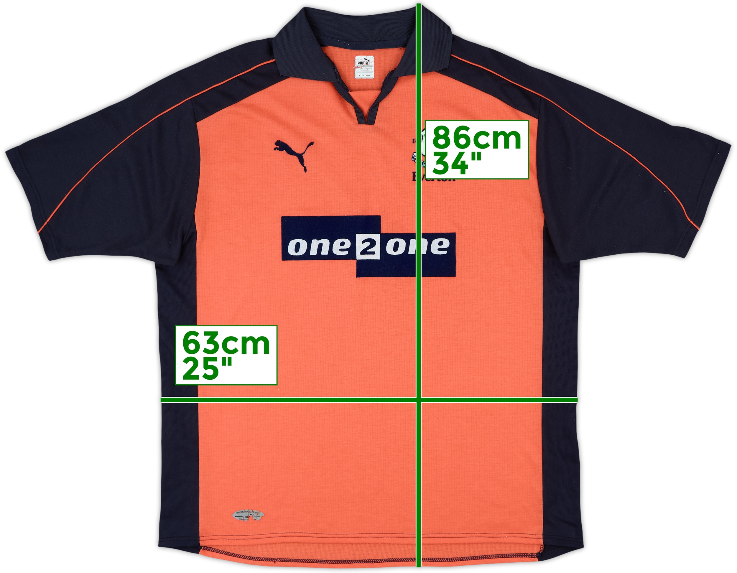 エバートン Rooney 18 シャツ Lサイズ 2002-03 Everton Home Shirt Rooney #18 - 8/10 - (L)