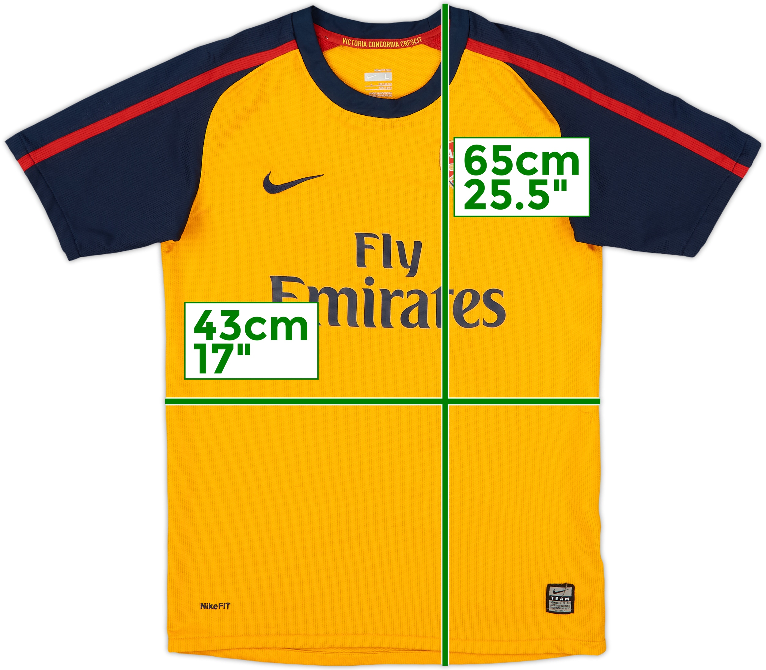 2008-09 Arsenal Away Shirt - 6/10 - (L.Boys) 2008-09 Arsenal Away Shirt - 6/10 - (L.Boys)