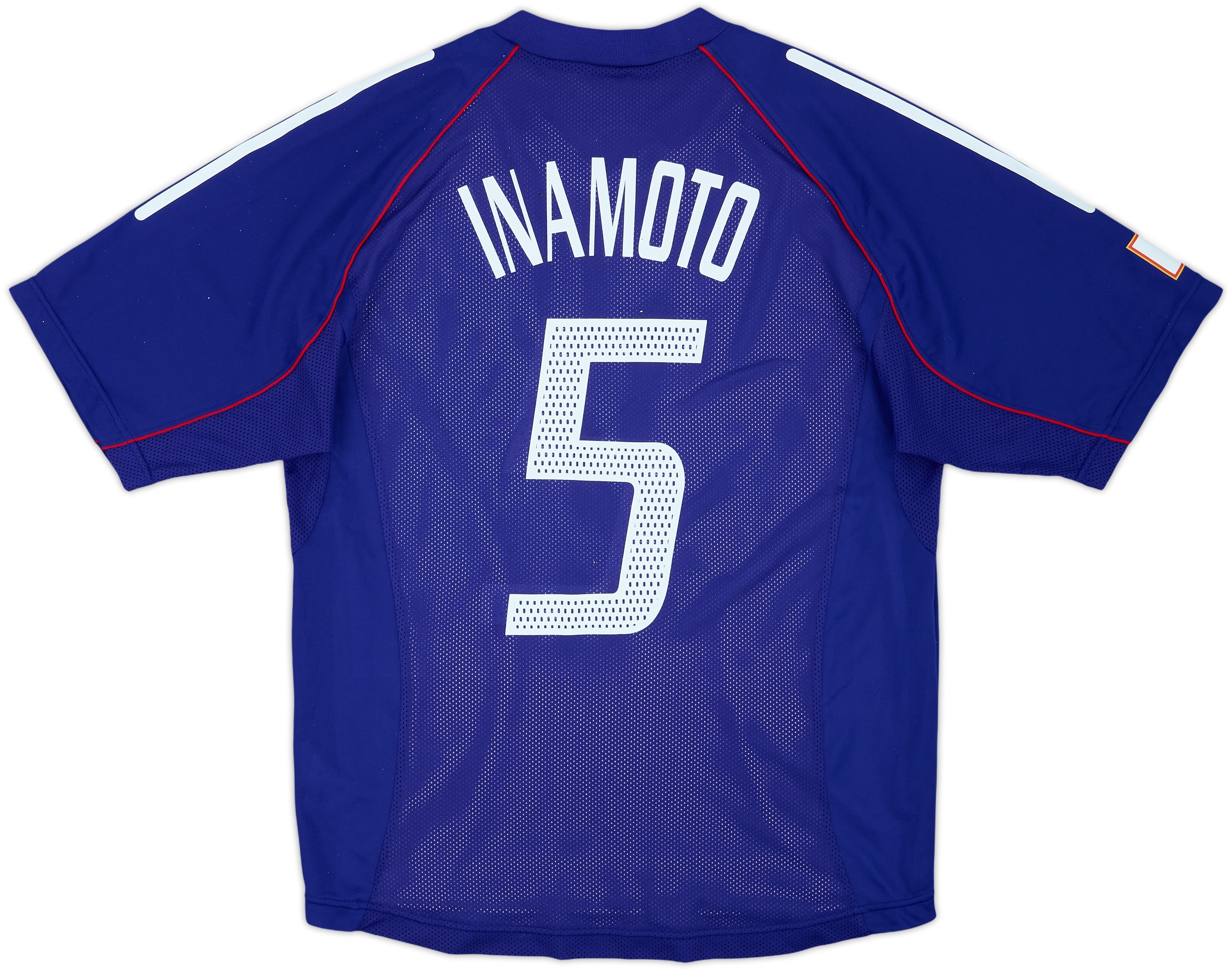 2002-04 Japan Home Shirt Player Issue Inamoto #5 - 7/10 - (M)