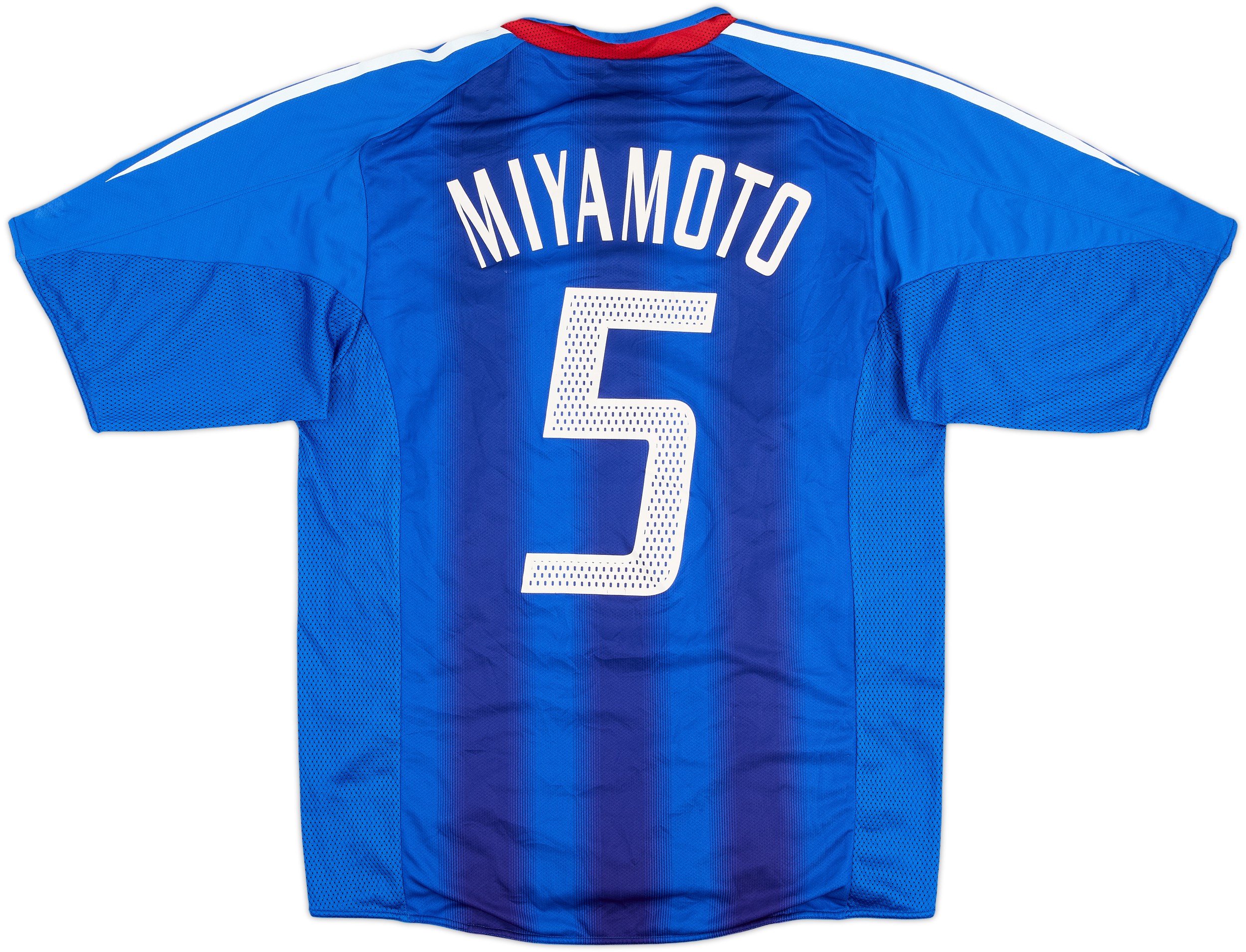 2004-06 Japan Player Issue Home Shirt Miyamoto #5 - 8/10 - (L)