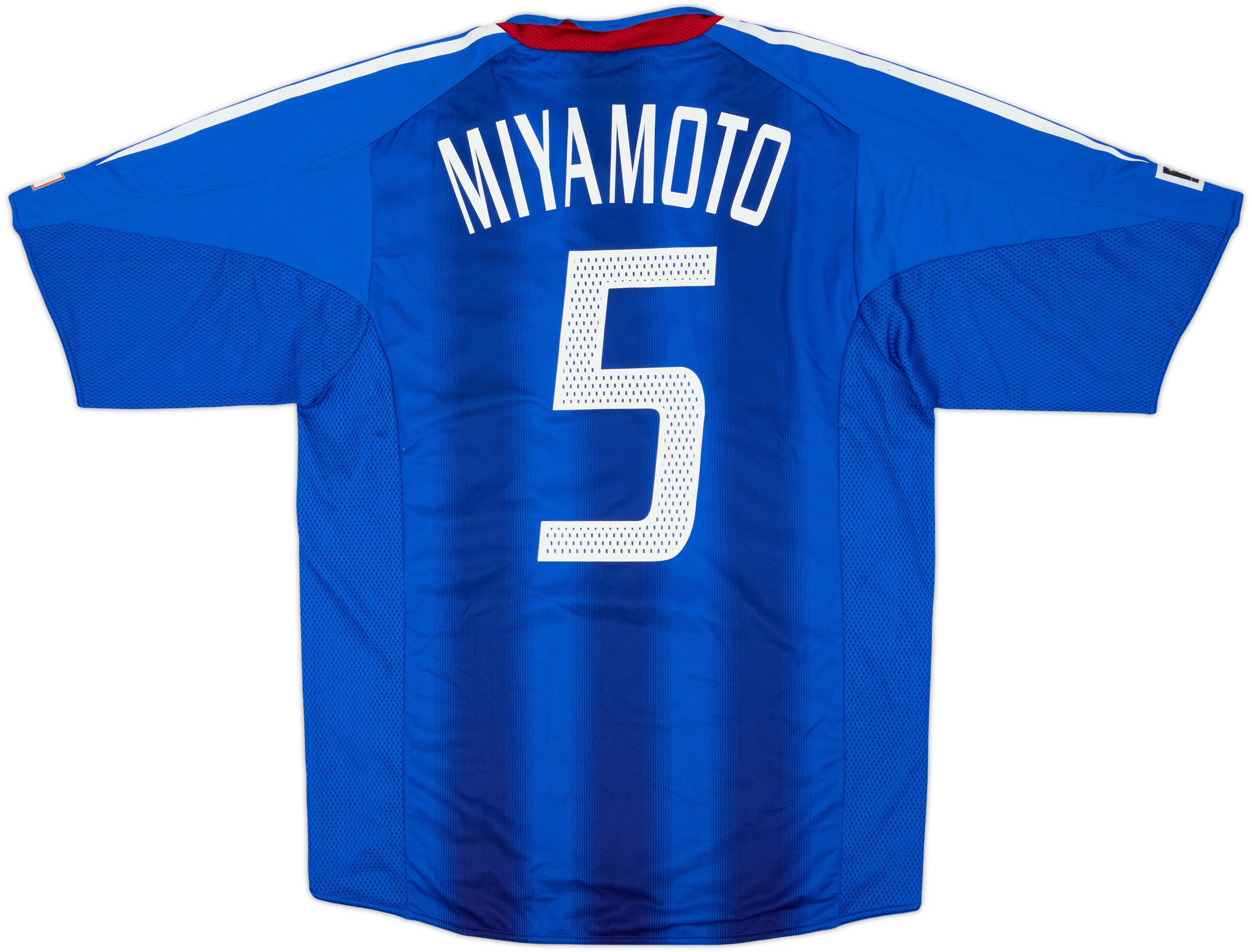 2004-06 Japan Player Issue Home Shirt Miyamoto #5 - 7/10 - (M)