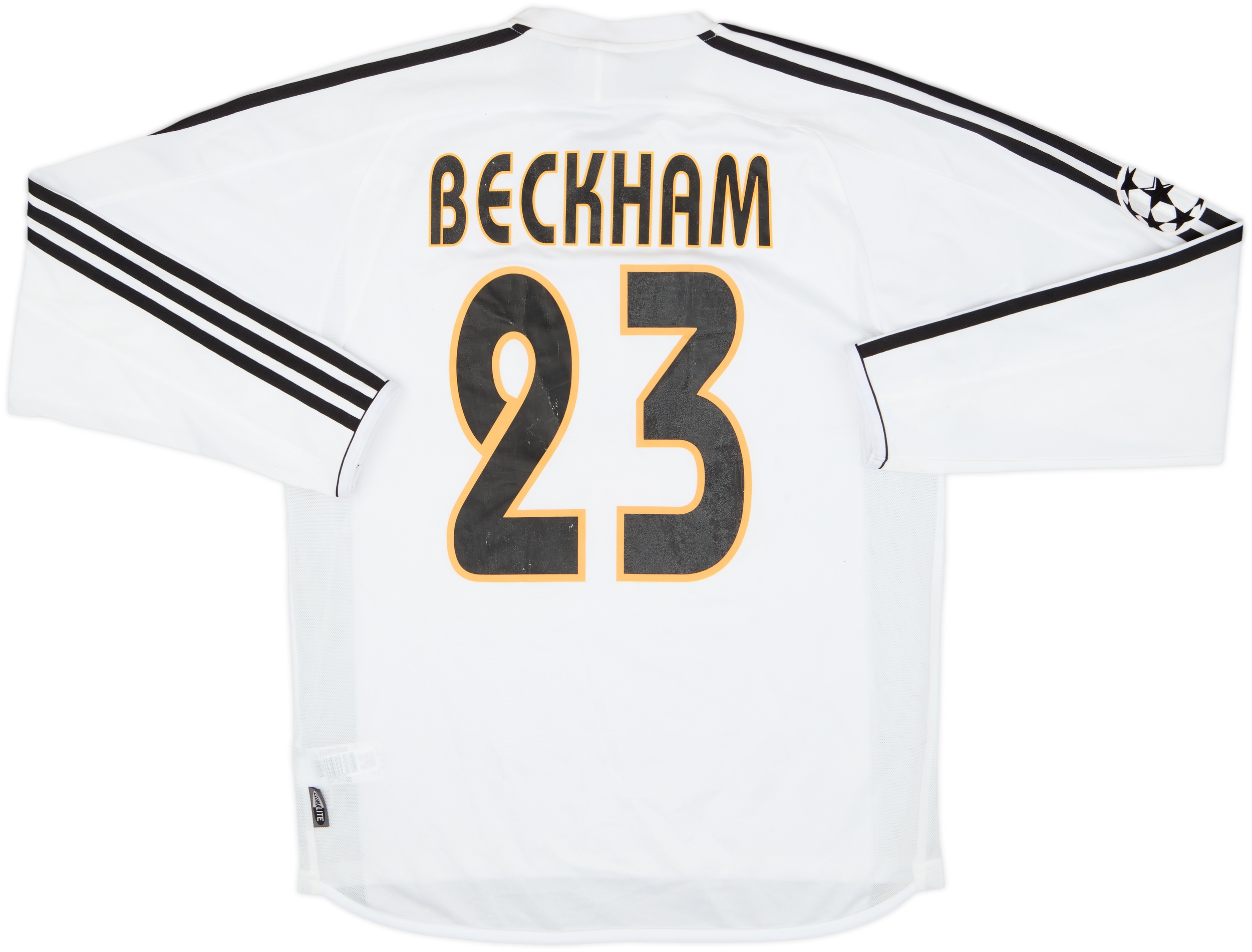 パレルモ（セリエＢ）ホーム ユニフォーム 2002-2003 モデル 2003-04 Real Madrid Home L/S Shirt Beckham #23 - 6/10 - (S)