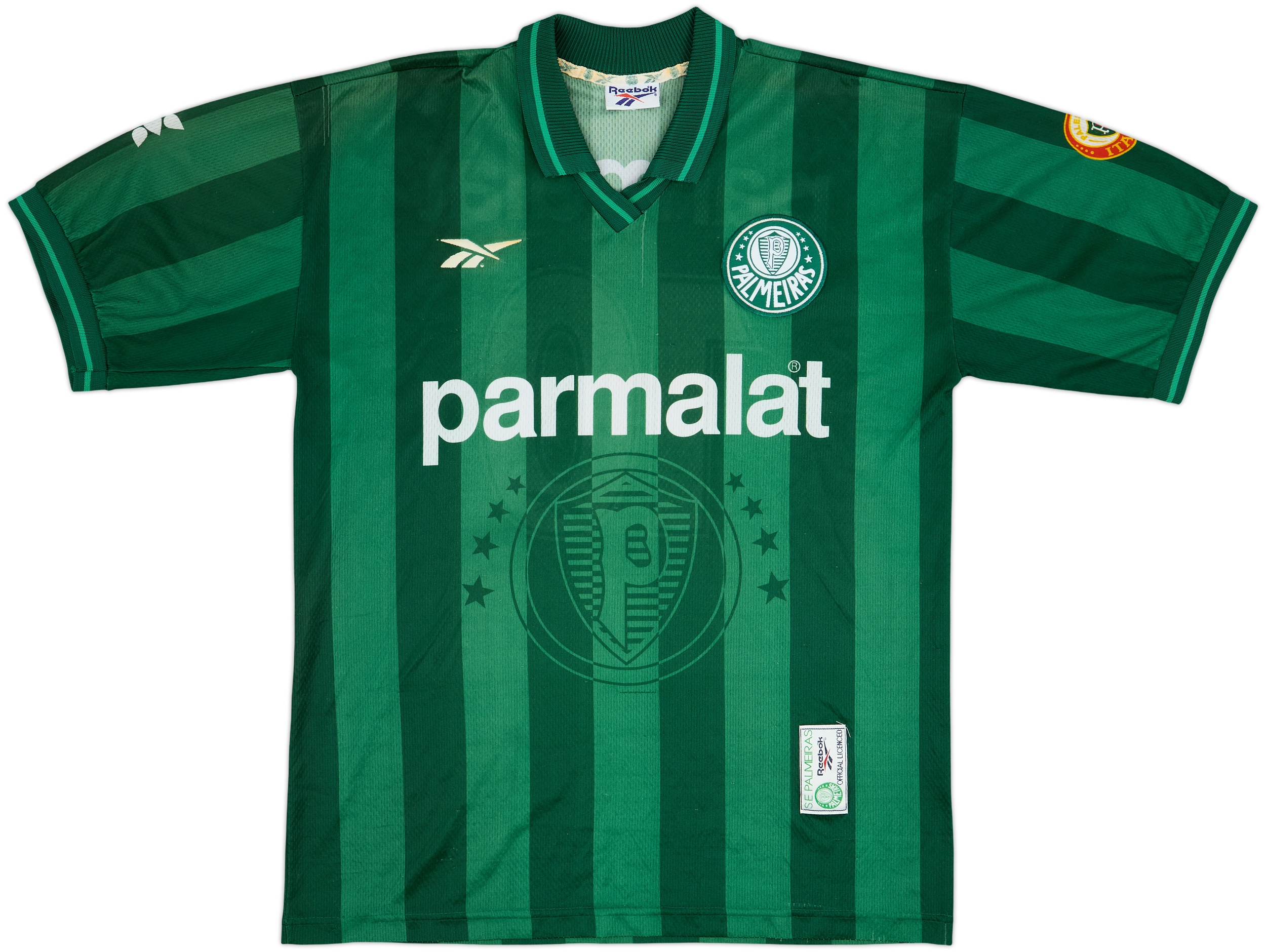 Reebok Palmeiras 10番 ユニフォーム 1997 Palmeiras Home Shirt #10 - 8/10 - (XL)