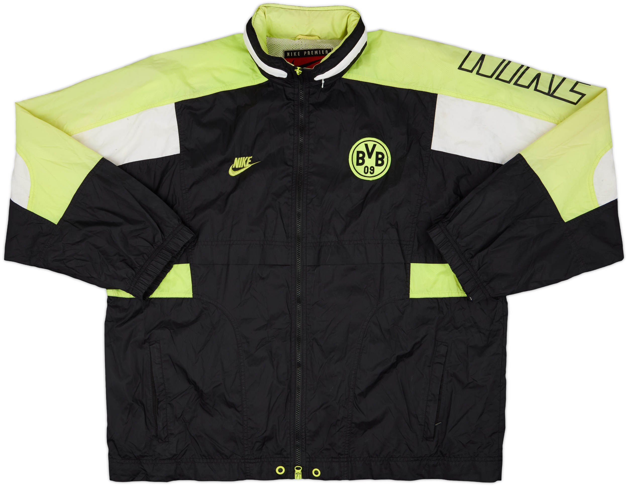 1998-99 Borussia Dortmund Nike Hooded Rain Jacket - 5/10 - (XXL)