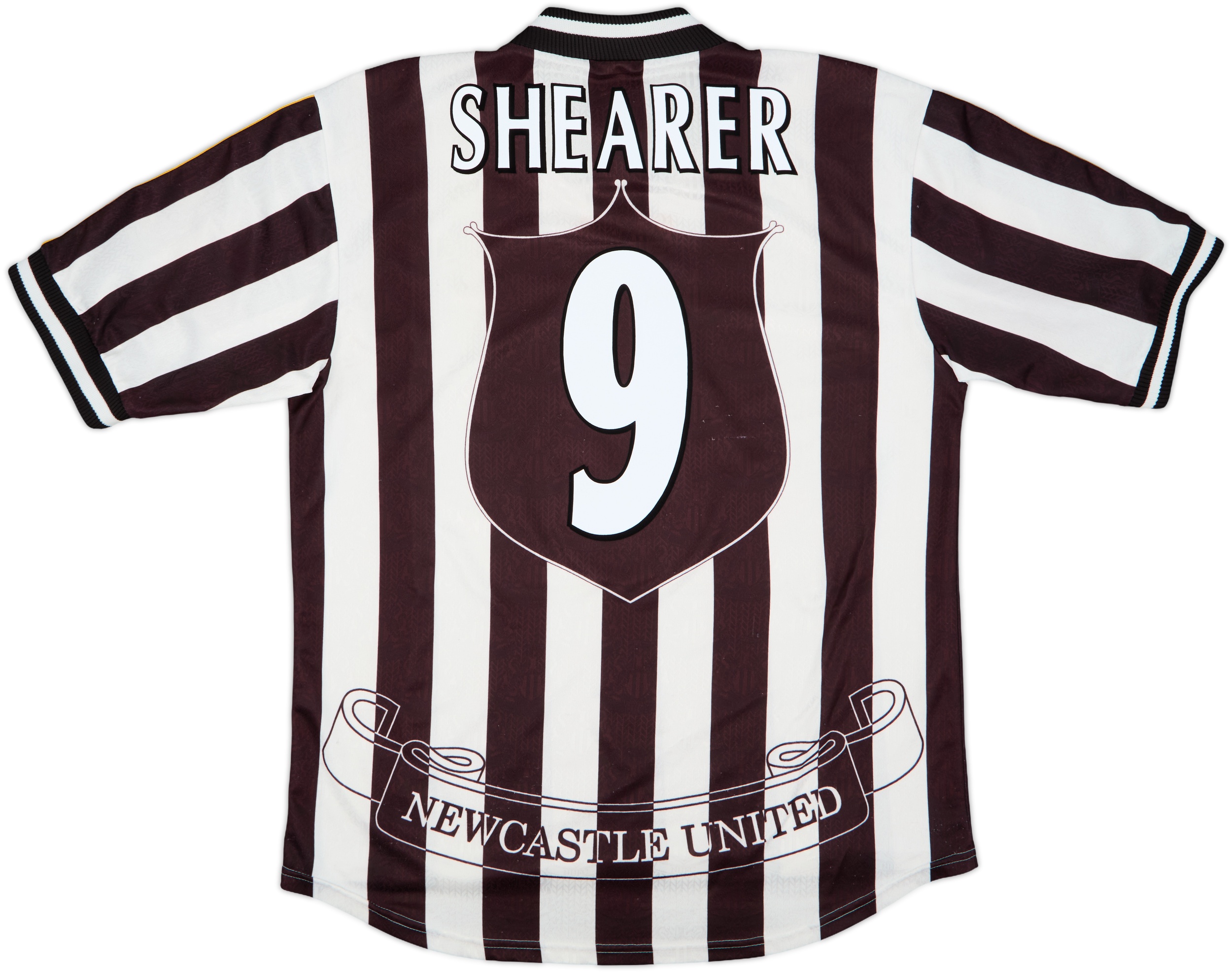 ウェア 1997-99 Newcastle United SHEARER #9 1997-99 Newcastle Home Shirt Shearer #9 - 7/10 - (L)