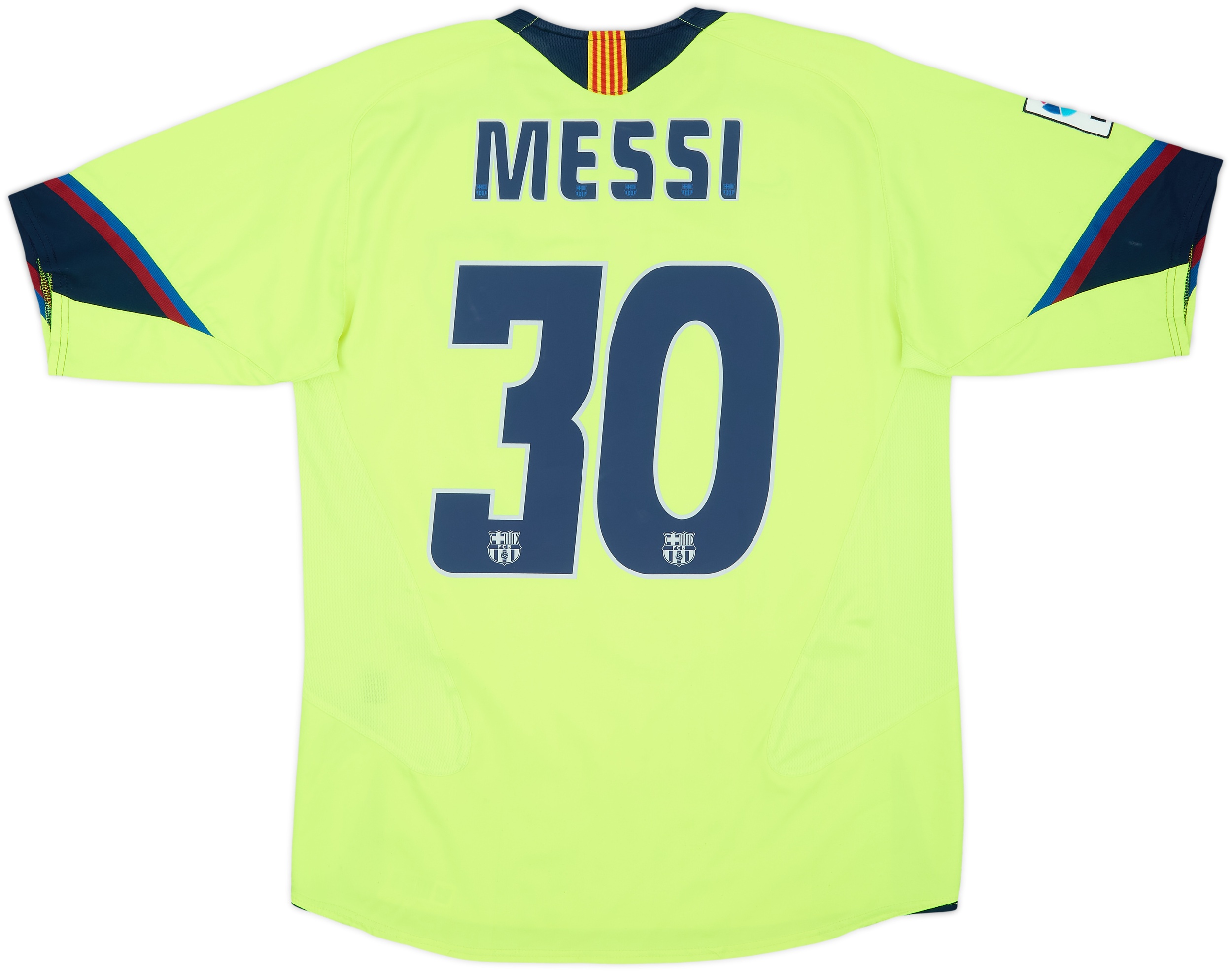 2005-06 Barcelona Away Shirt Messi #30 - 7/10 - (M)