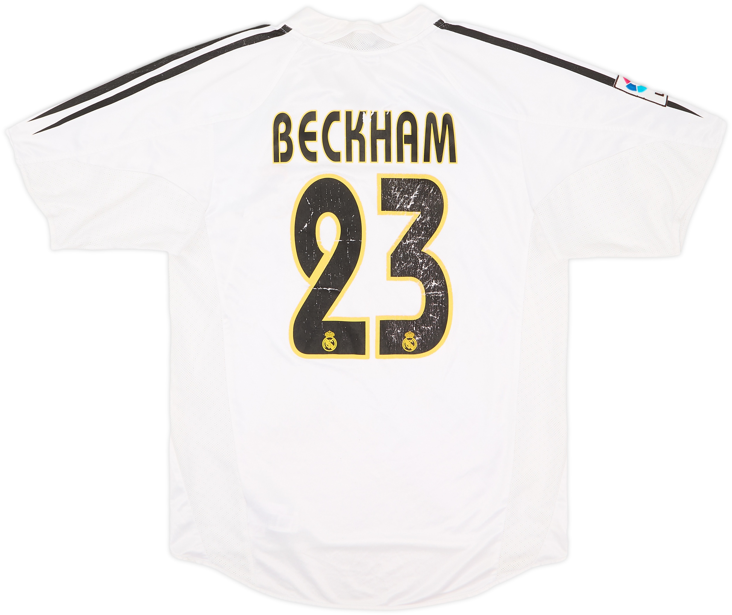 2004-05 Real Madrid Home Shirt Beckham #23 - 5/10 - (S)