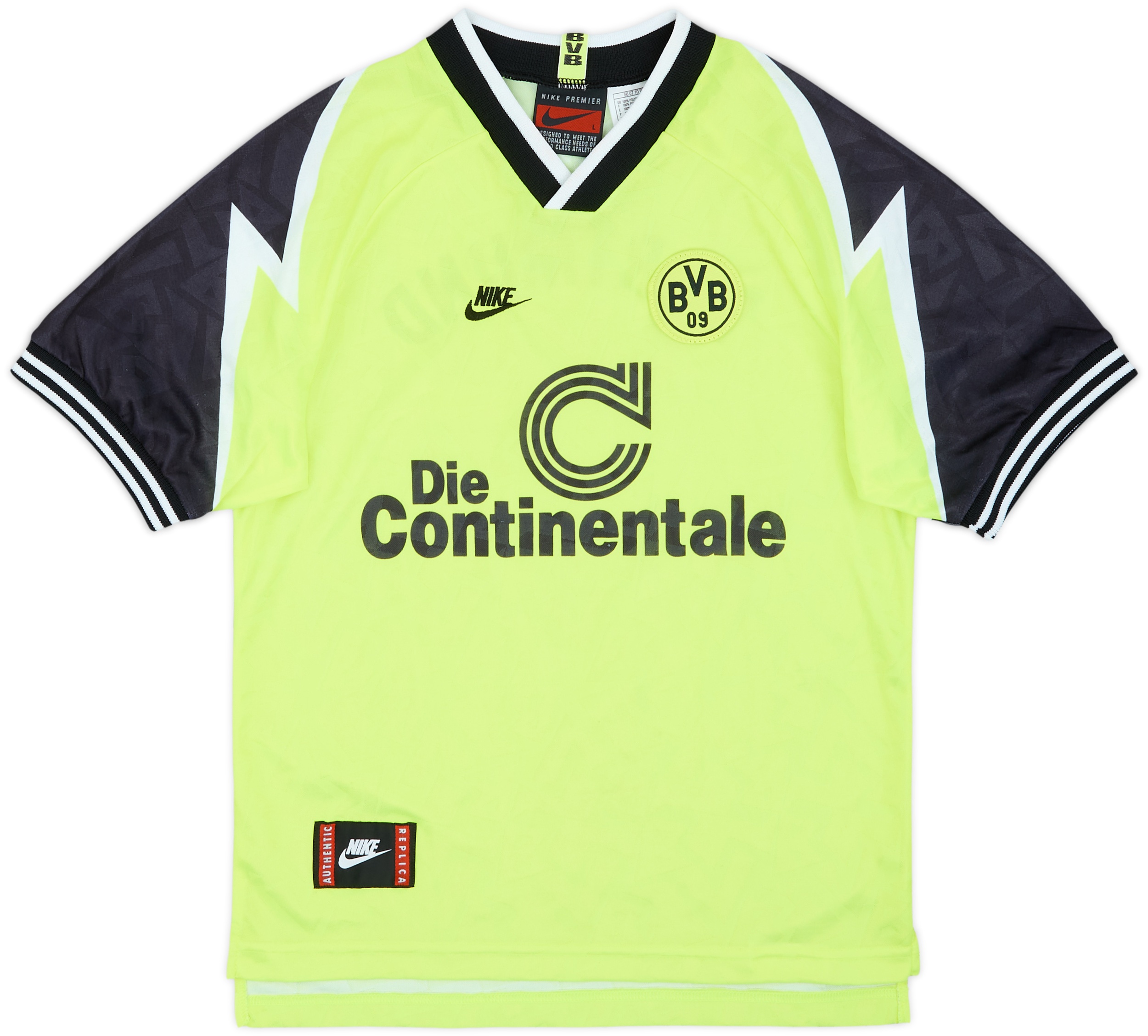 1995-96 Borussia Dortmund Home Shirt - 8/10 - (L.Boys)