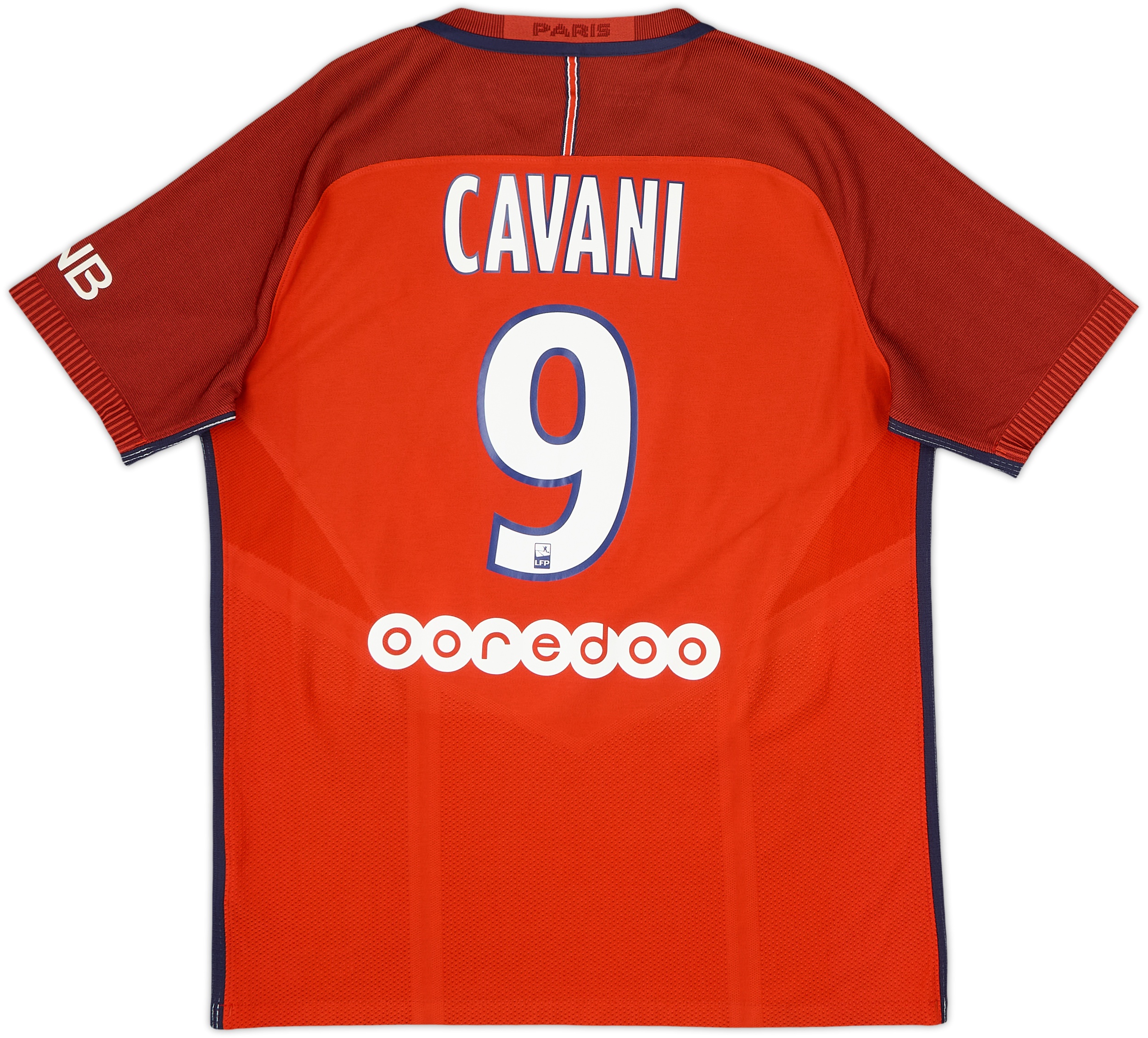 2016-17 Paris Saint-Germain Authentic Away Shirt Cavani #9 - 8/10