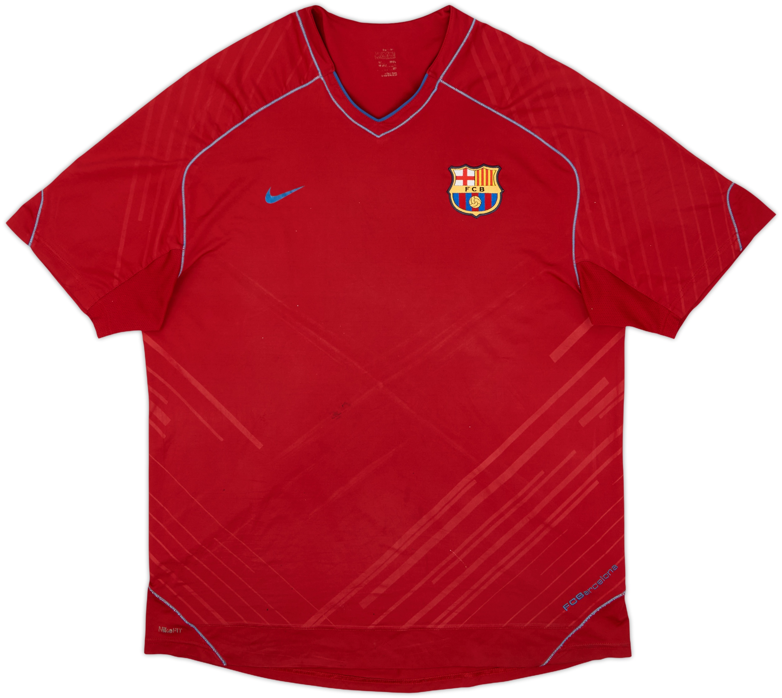2007-08 Barcelona Nike Training Shirt - 6/10 - (XXL)