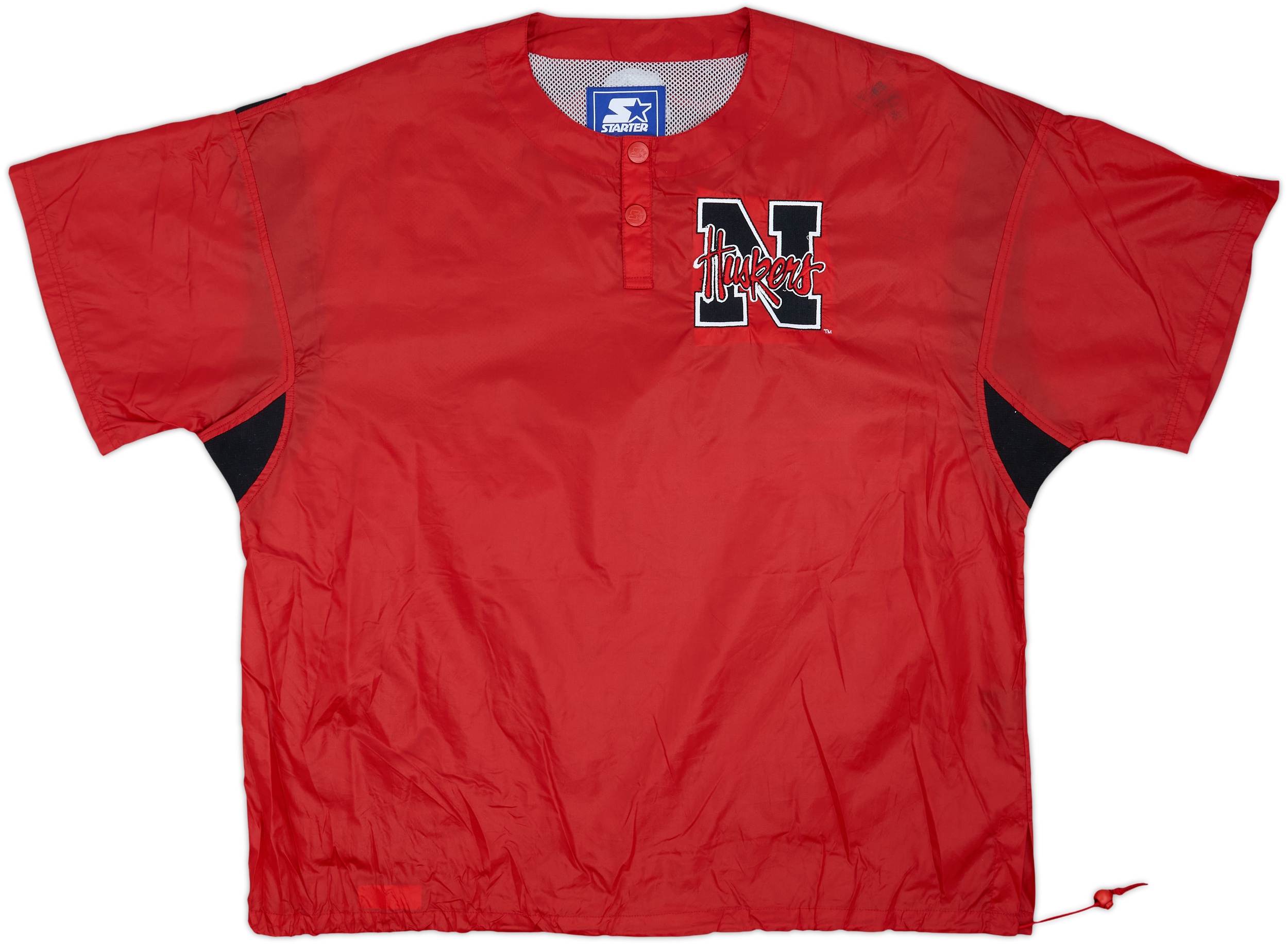 1990s Nebraska Cornhuskers Starter S/S Shell Top - 7/10 - (XL)