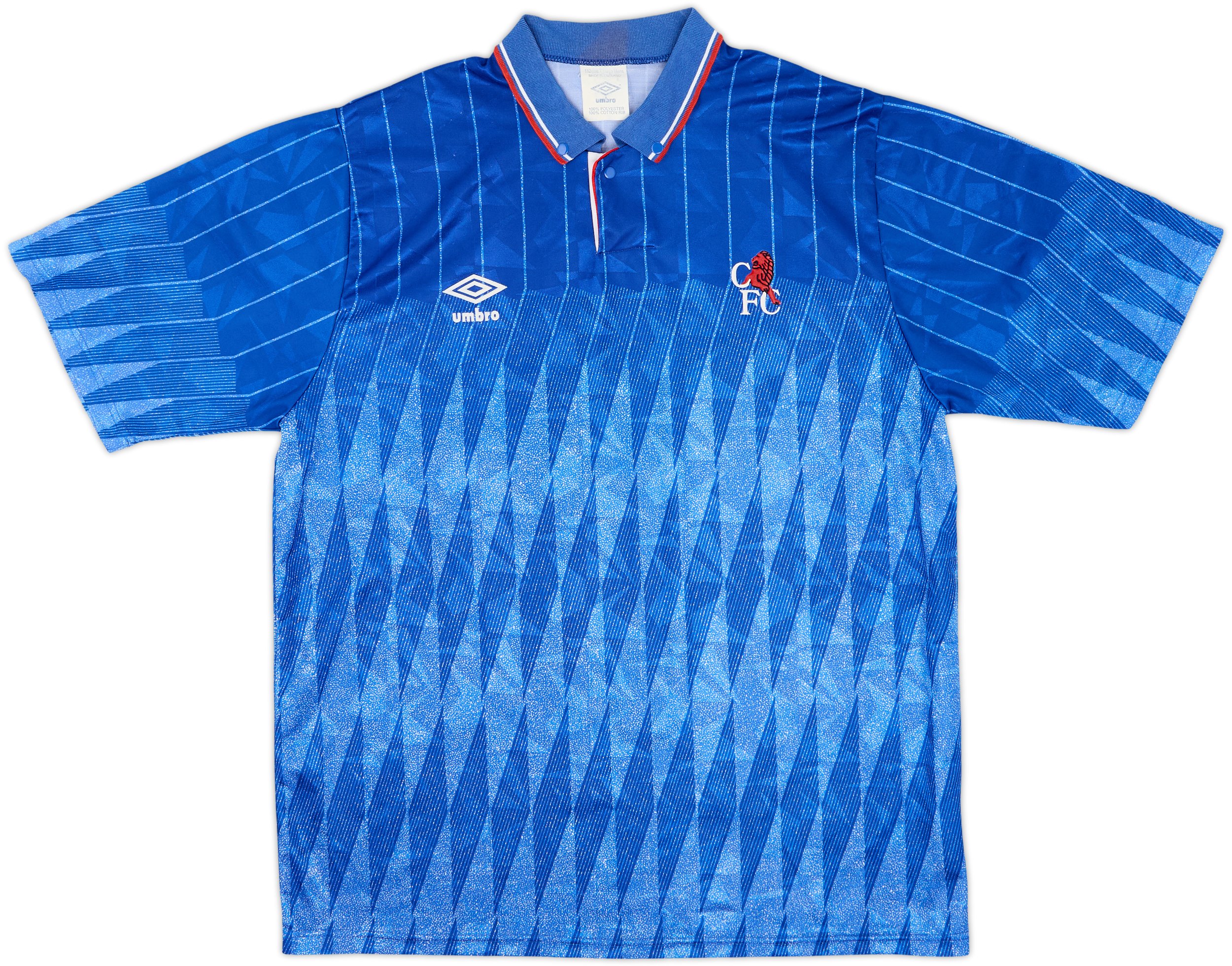 1989-91 Chelsea Home Shirt - 7/10 - (XL)