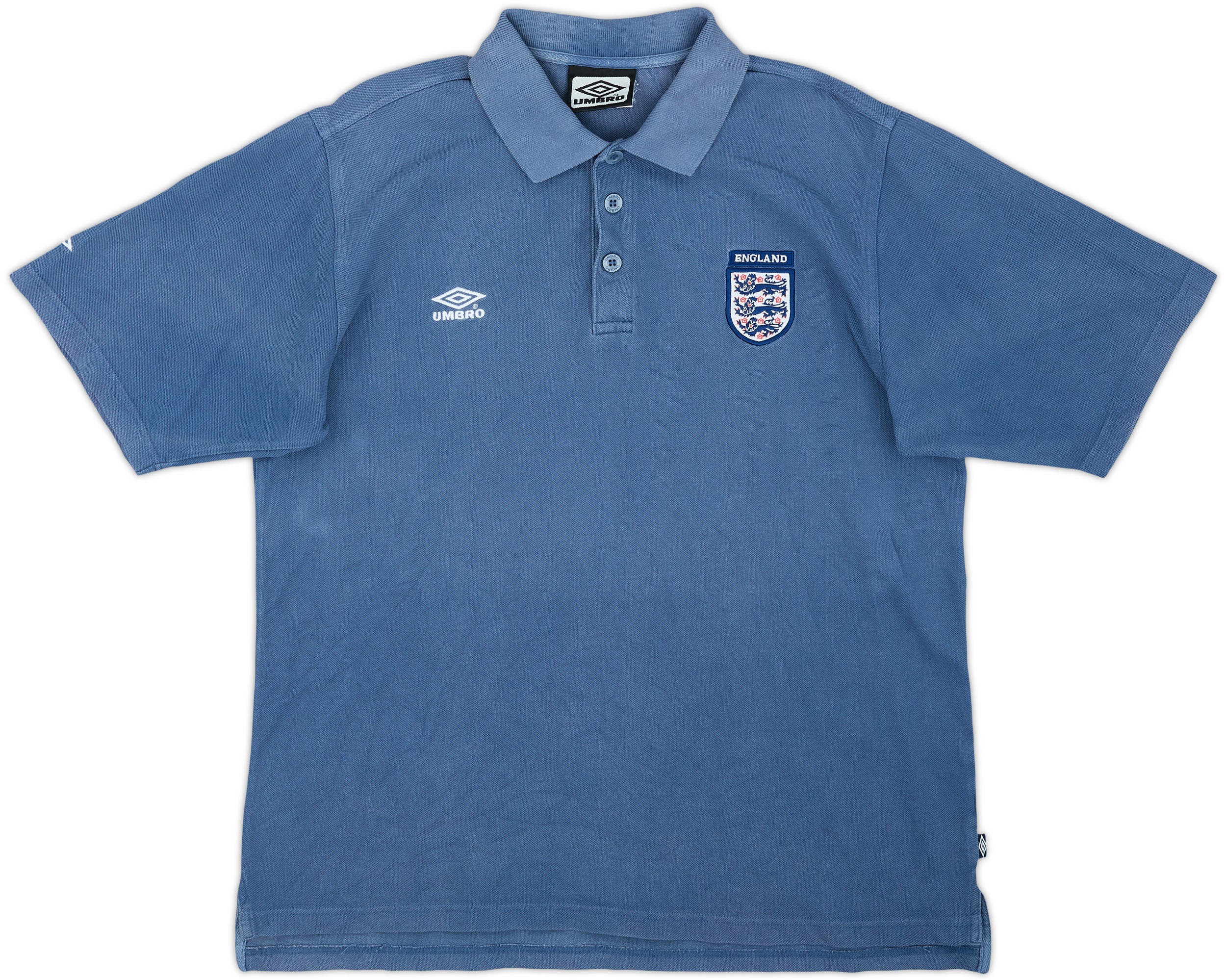 2000-02 England Umbro Polo Shirt - 6/10 - (L)