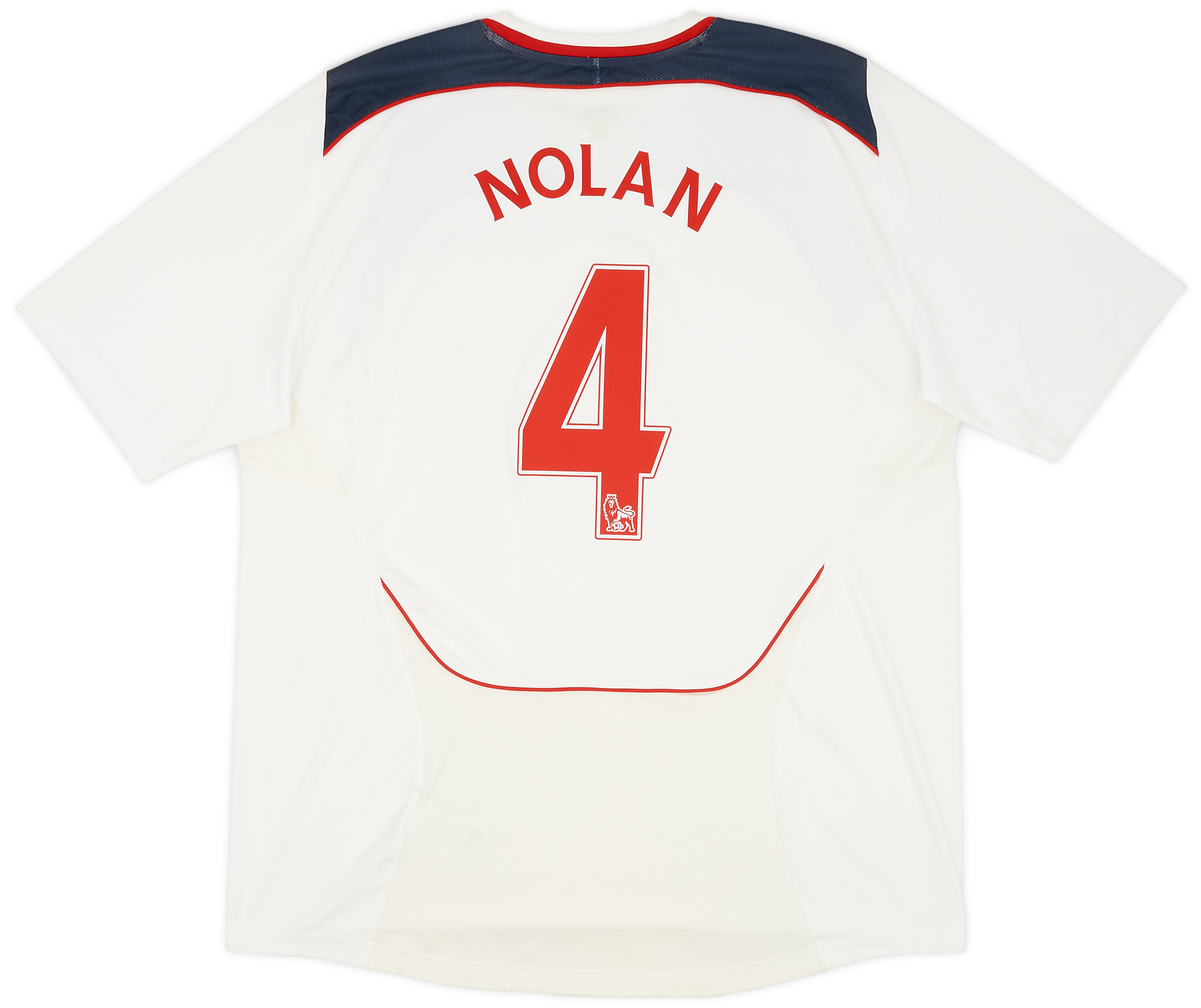 2008-09 Bolton Home Shirt Nolan #4 - 8/10 - (XXL)