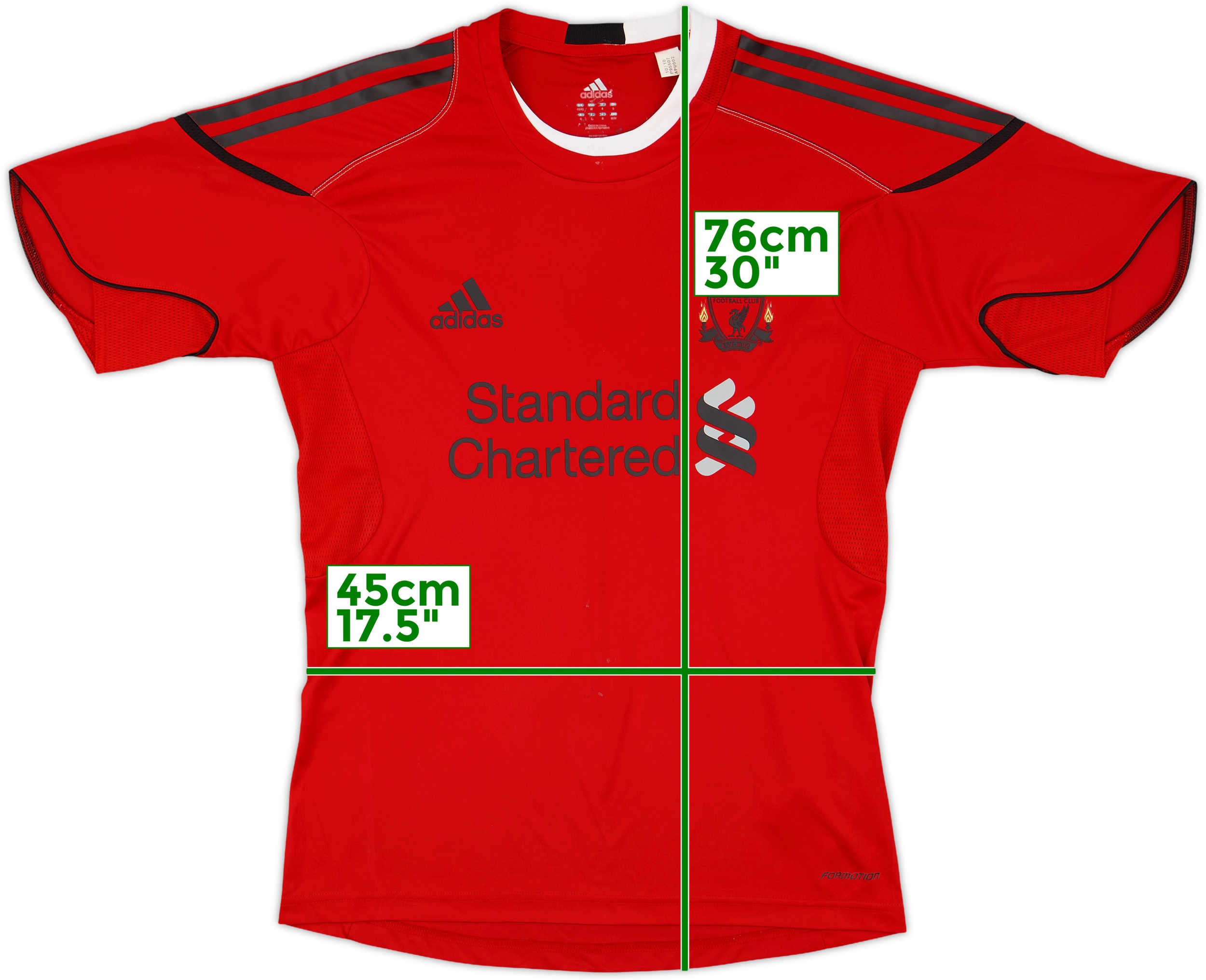 2010-11 Liverpool adidas Training Shirt - 7/10 - (M/L)