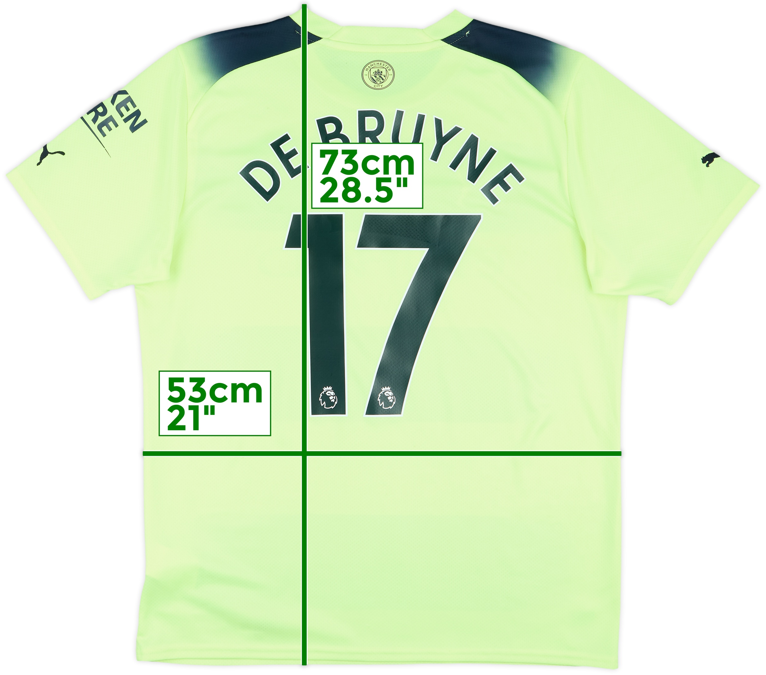 DE BRUYNE ユニフォーム 17番 【Mサイズ】 PUMA マンチェスターシティ 23/24 ユニフォーム ホーム 半袖