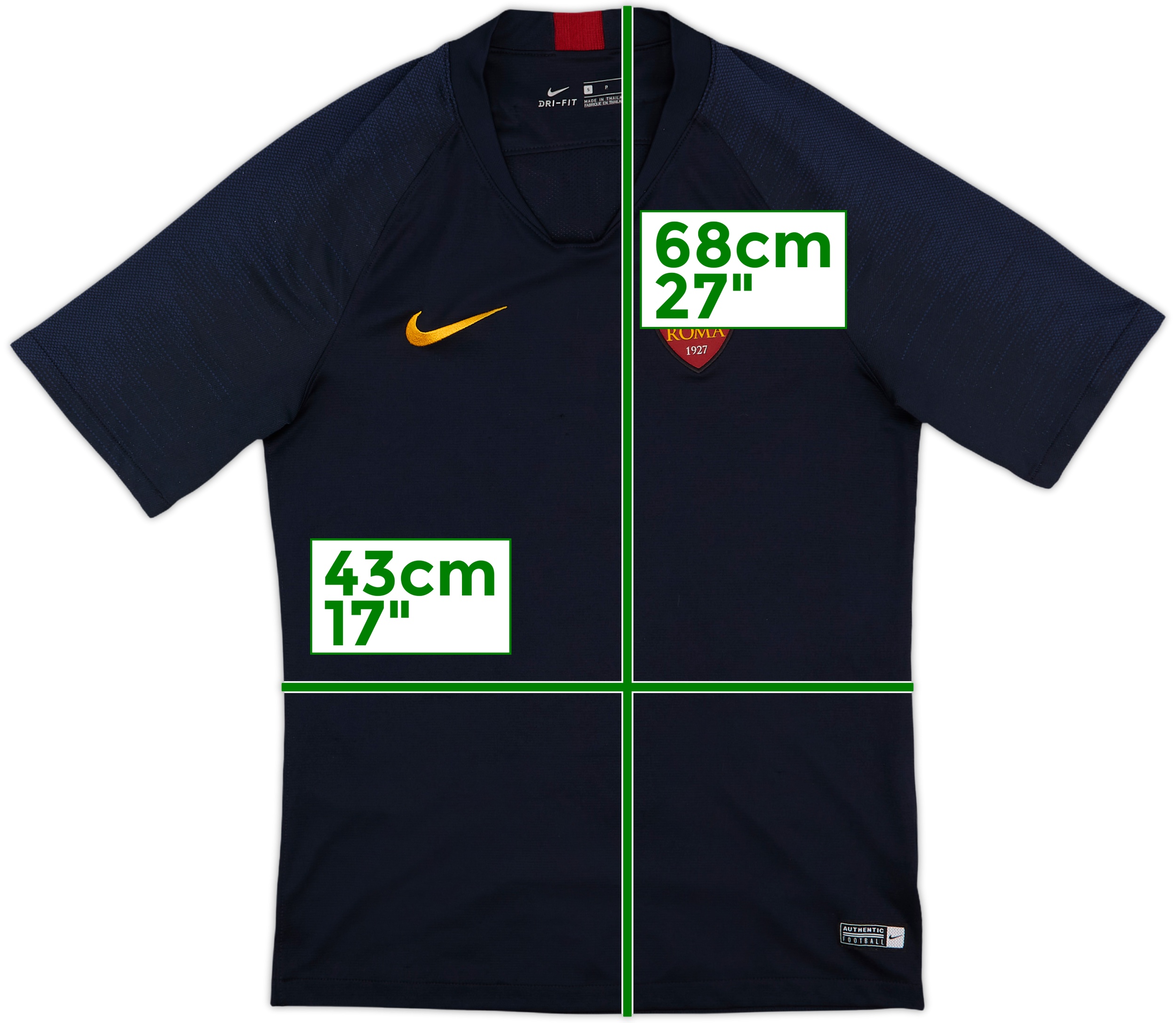 Nike AS Roma トレーニングトップ Sサイズ 270625581313-