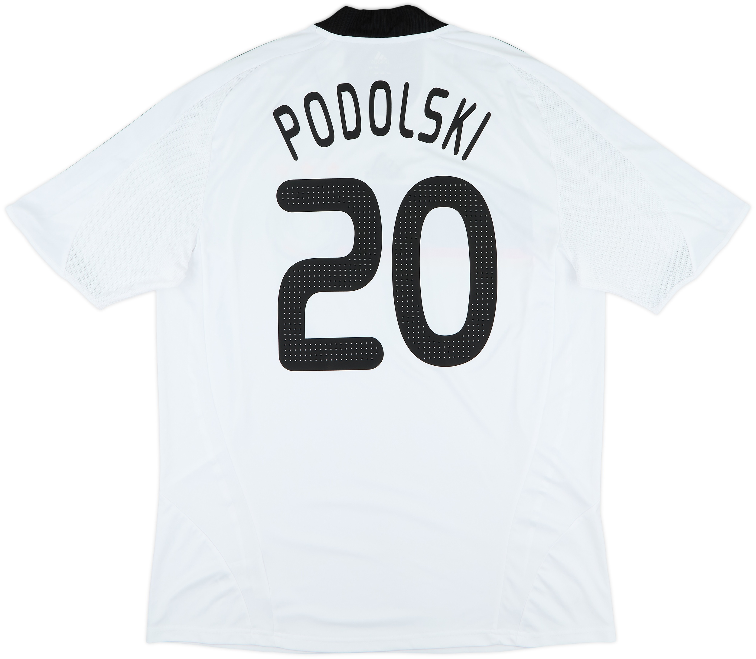 adidas PODOLSKI 20 ホワイトシャツ M GERMANY 2004 2005 HOME FOOTBALL SHIRT SOCCER JERSEY PODOLSKI