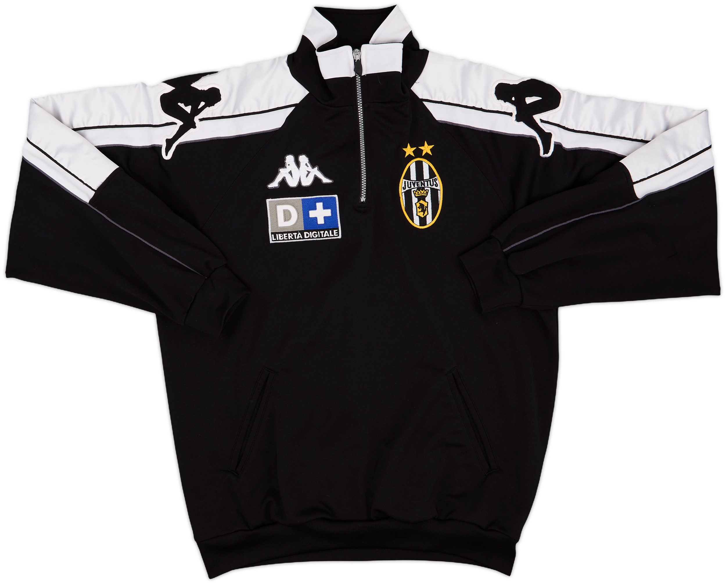 1998-99 Juventus Kappa 1/4 Zip Drill Top - 8/10 - (L)