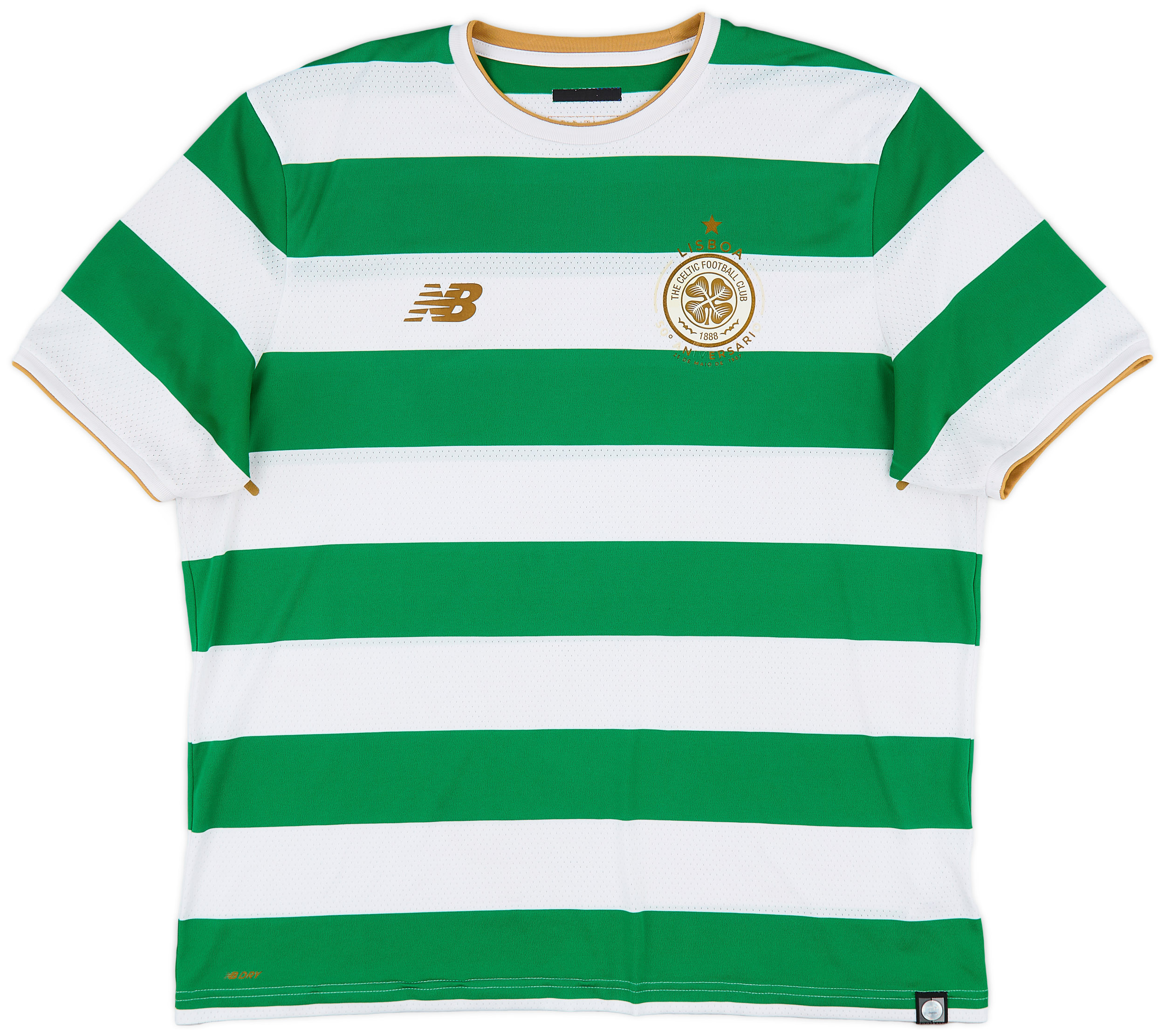 2017-18 Celtic 'Lisbon Lions 50th Anniversary' Home Shirt - 6/10 - (XL)