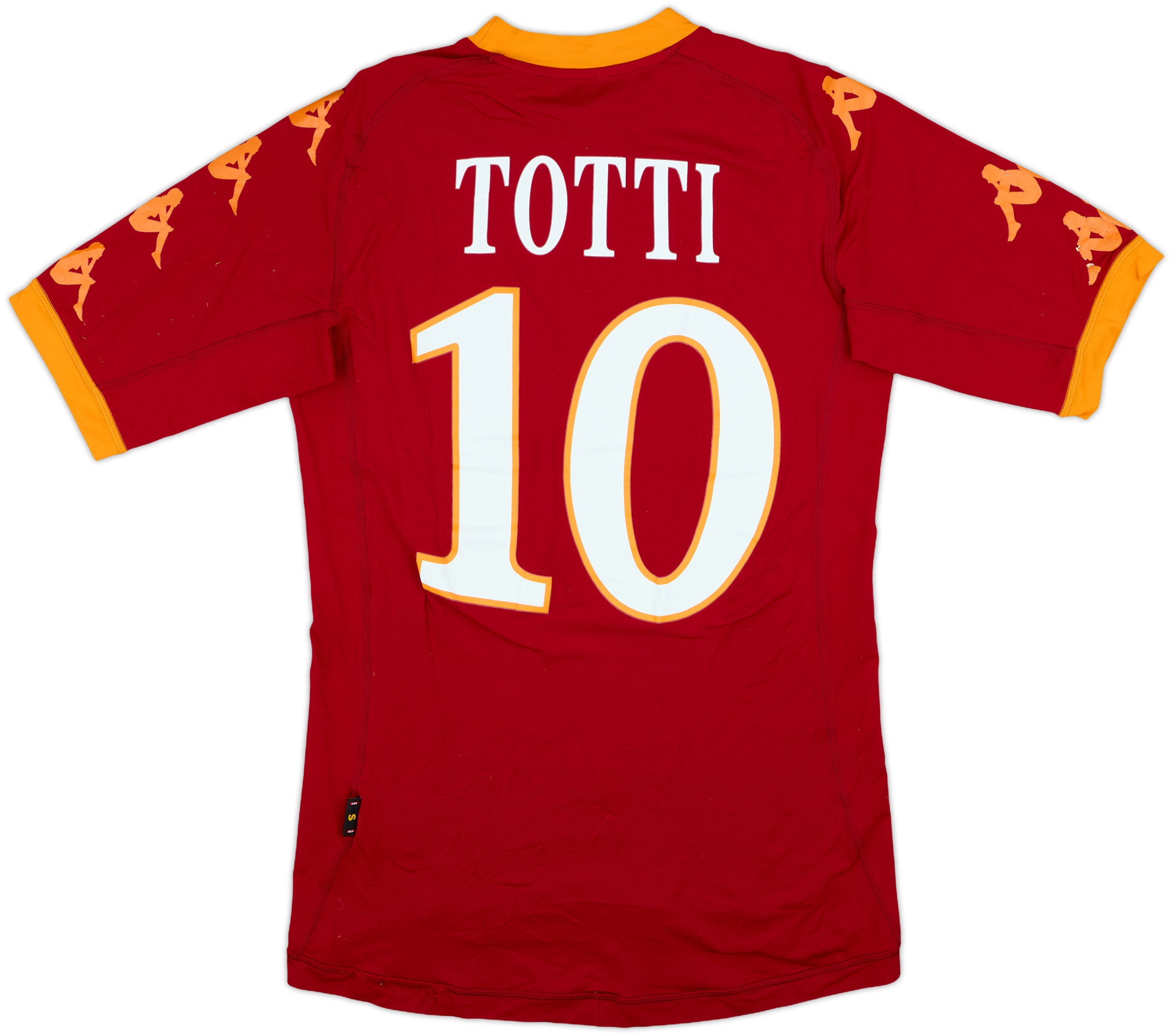 Maillot Roma Artur Match Worn Indossata Shirt Jersey