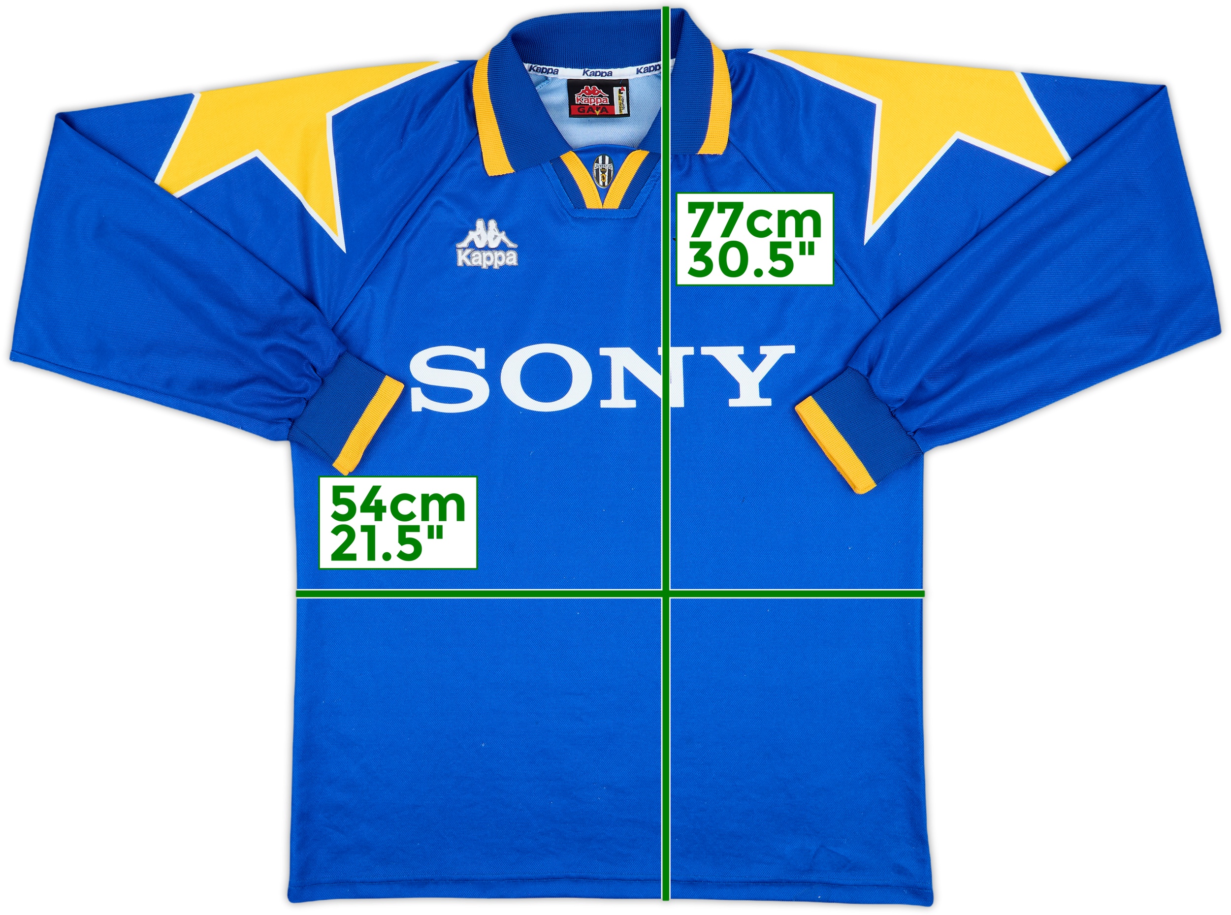 1995-96 Juventus Away L/S Shirt - 8/10 - (L)