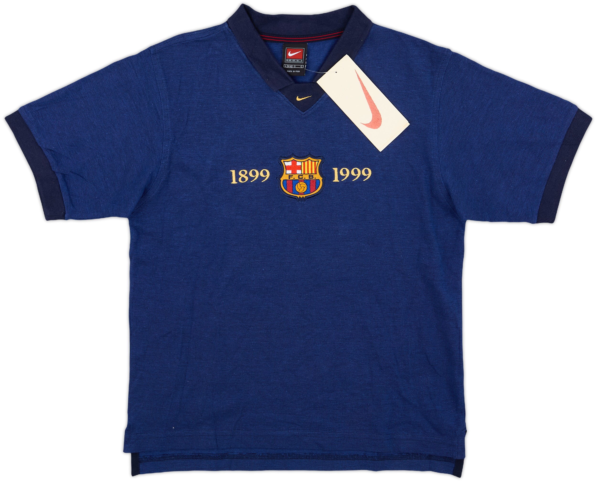 激レア‼️FC Barcelona 1899-1999記念ポロシャツ 激レア‼️FC Barcelona 1899-1999記念ポロシャツ 激レア‼️FC