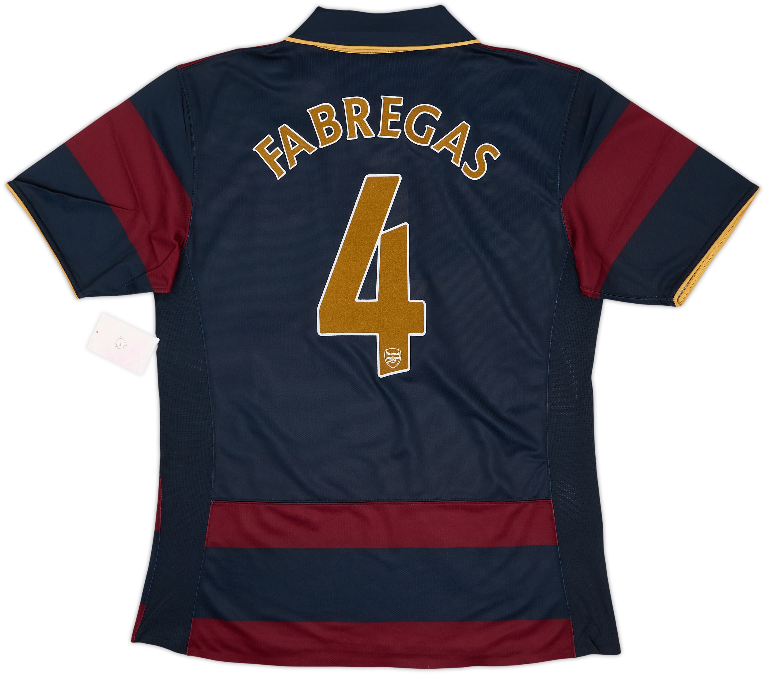 2007-08 Arsenal European Player Issue Third Shirt Fabregas #4 (XL)