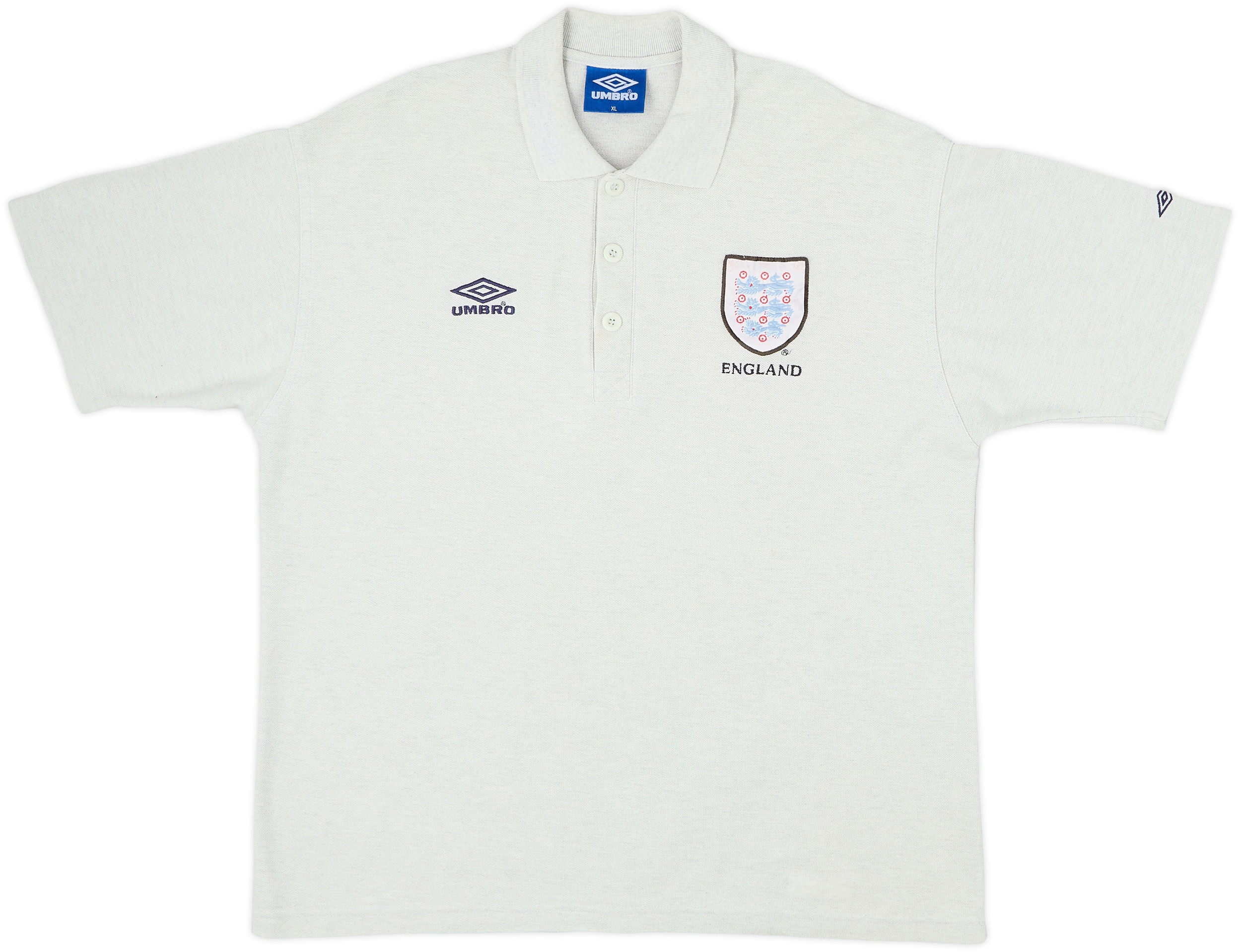1998-00 England Umbro Polo Shirt - 6/10 - (XL)