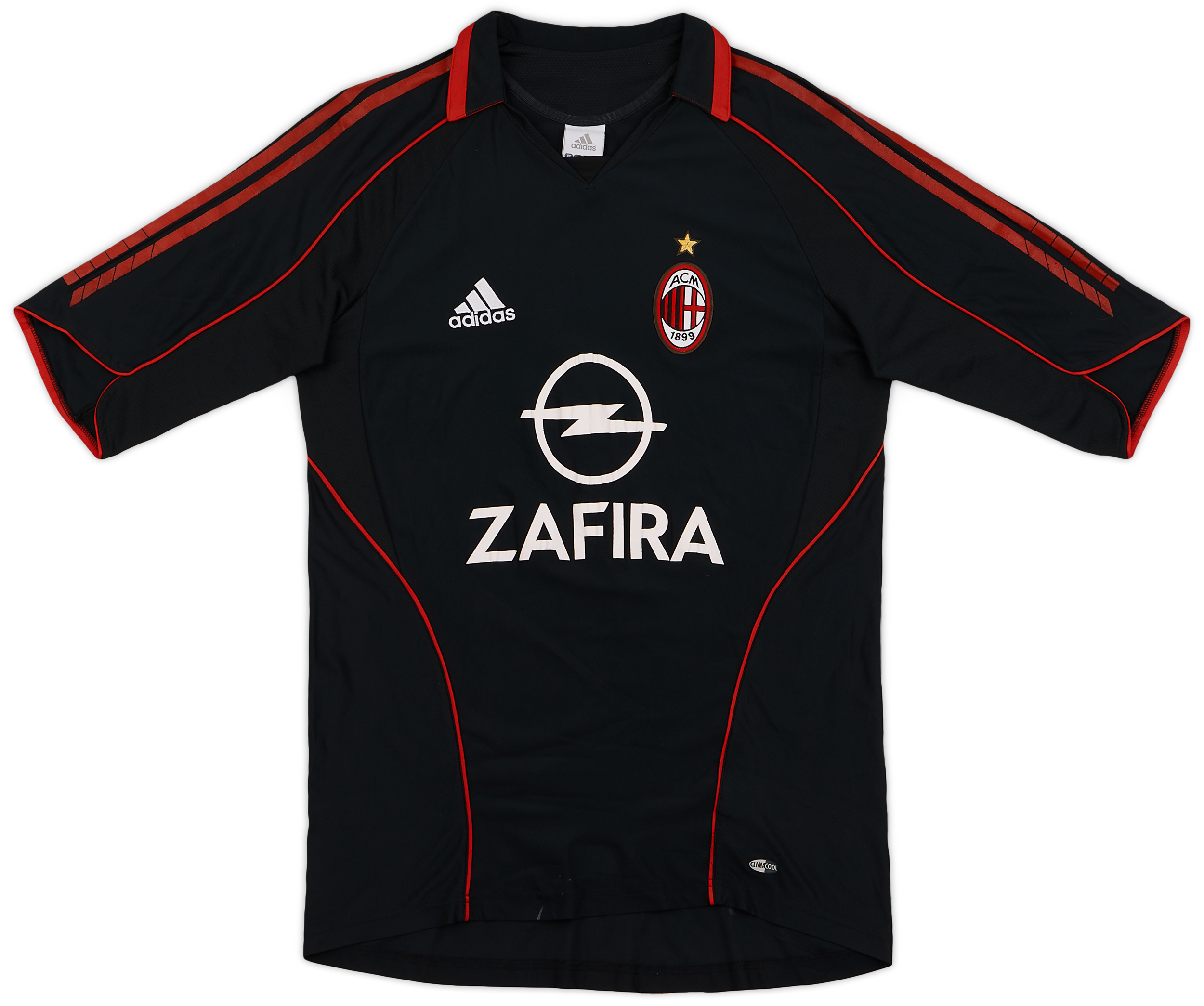 90s AC Milan NESTA soccerユニフォームゲームシャツ　S Nesta Milan match shirt - Signed
