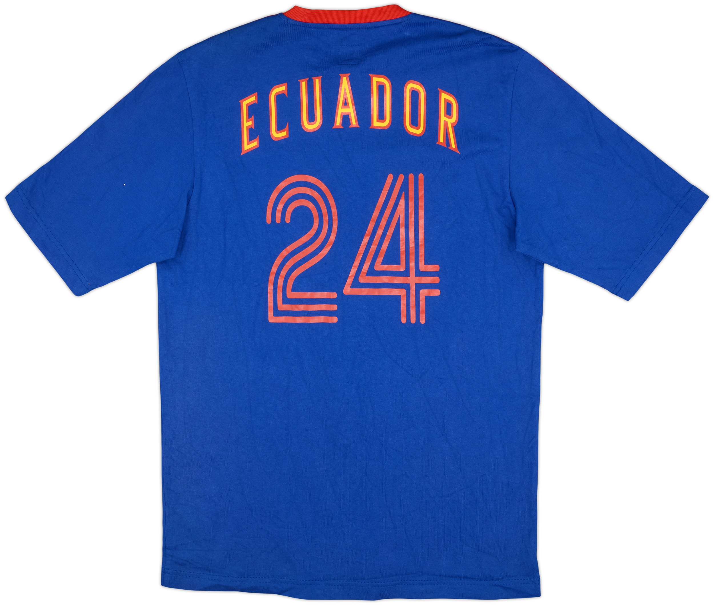 2006 Ecuador adidas Originals Retro '1980 Away' Shirt #24