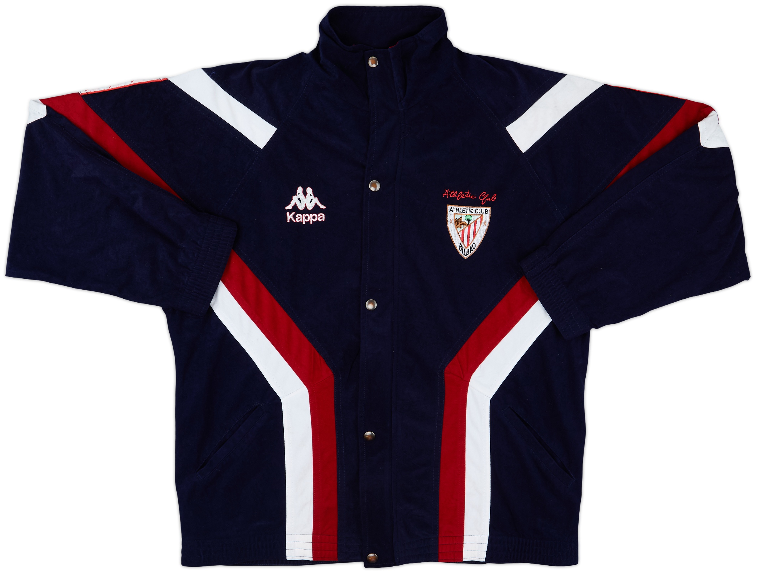 ATHLETIC BILBAOクラブウエア 1995-97 Athletic Bilbao Kappa Track Jacket - 8/10 - (XL)