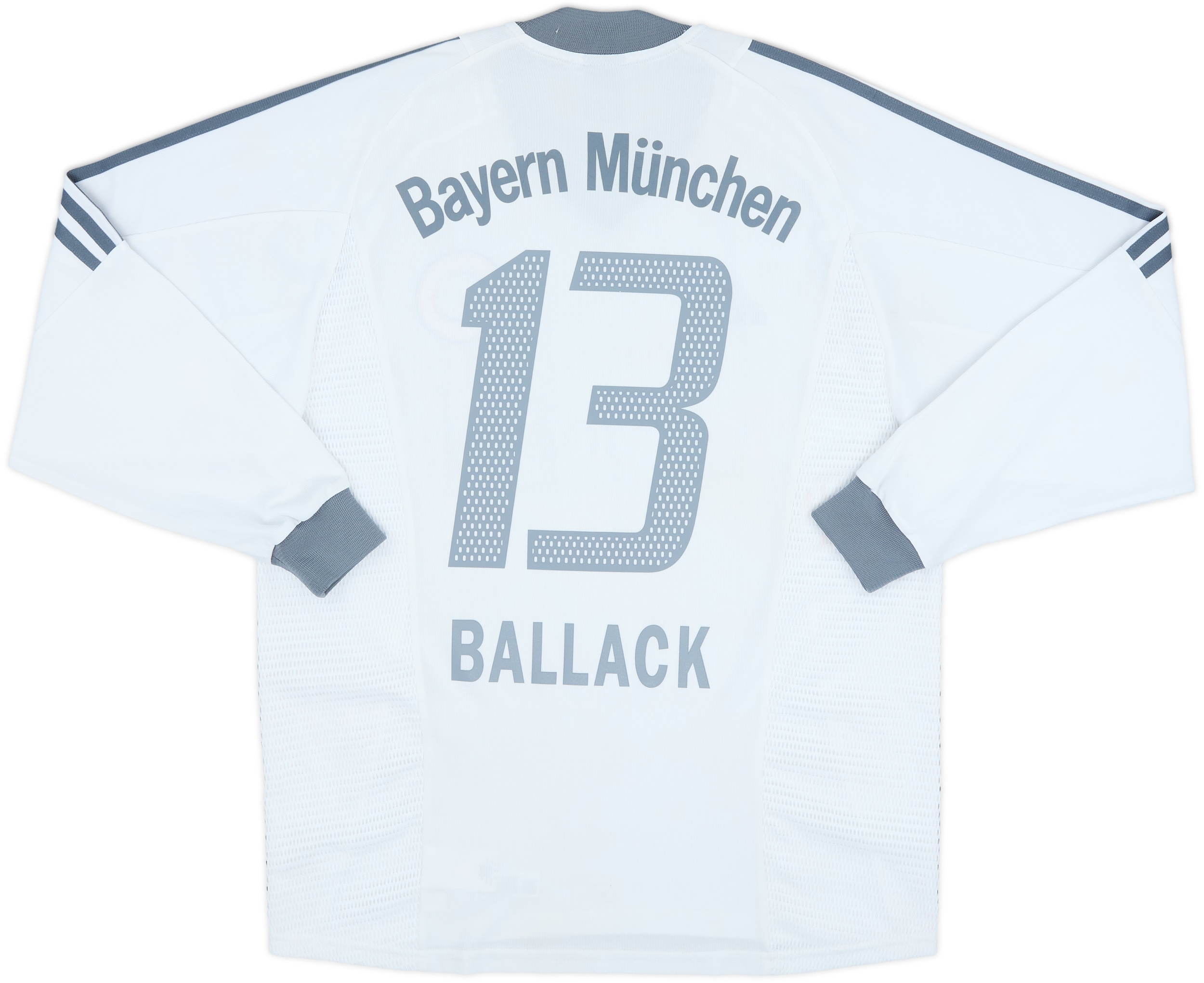 Bayern München Ballack 13 シャツ 2002-03 Bayern Munich Away L/S Shirt Ballack #13 - 7/10 - (M)