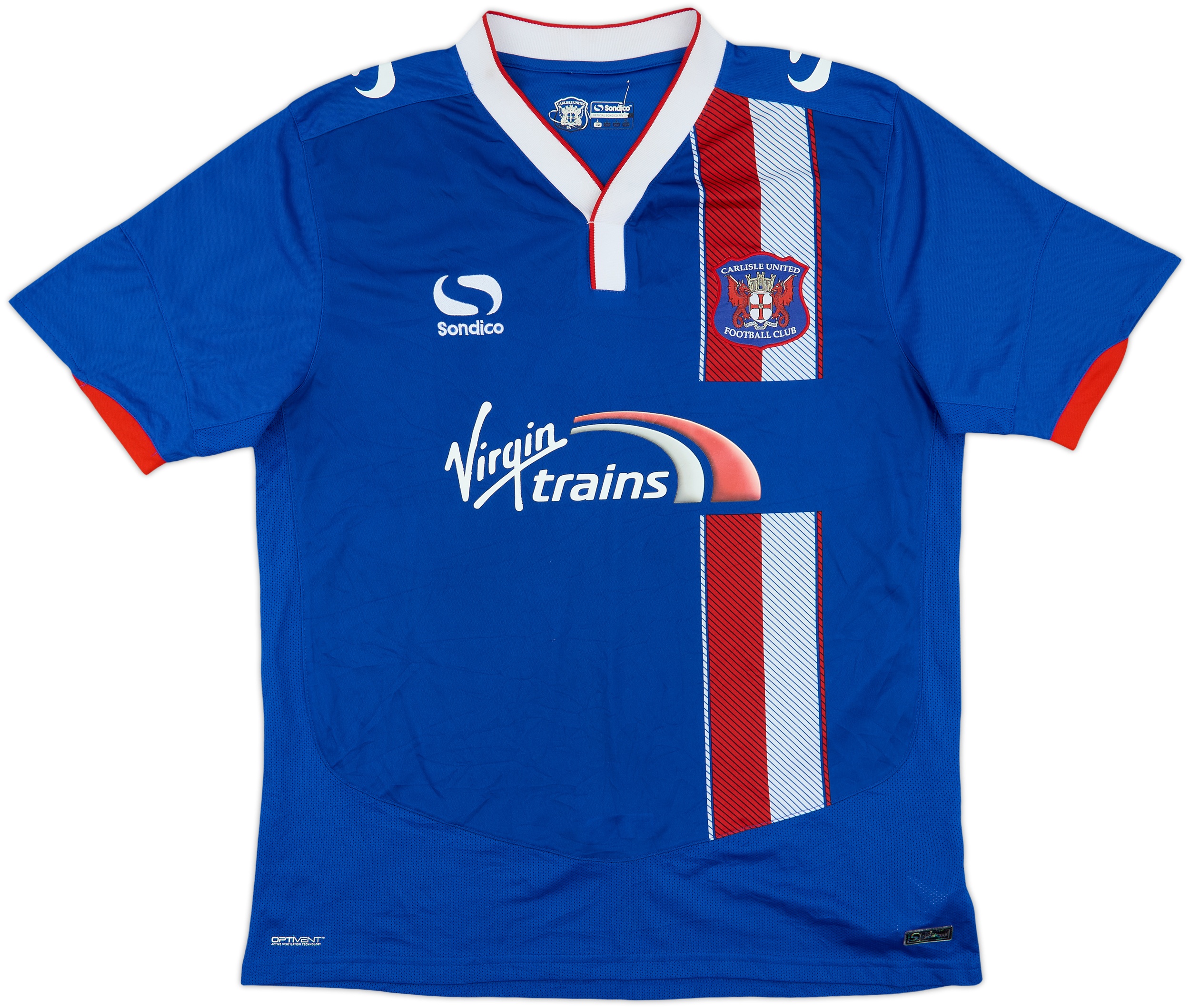 Carlisle United 07/08 home Le Coq Sportif kit - Football Shirt Culture