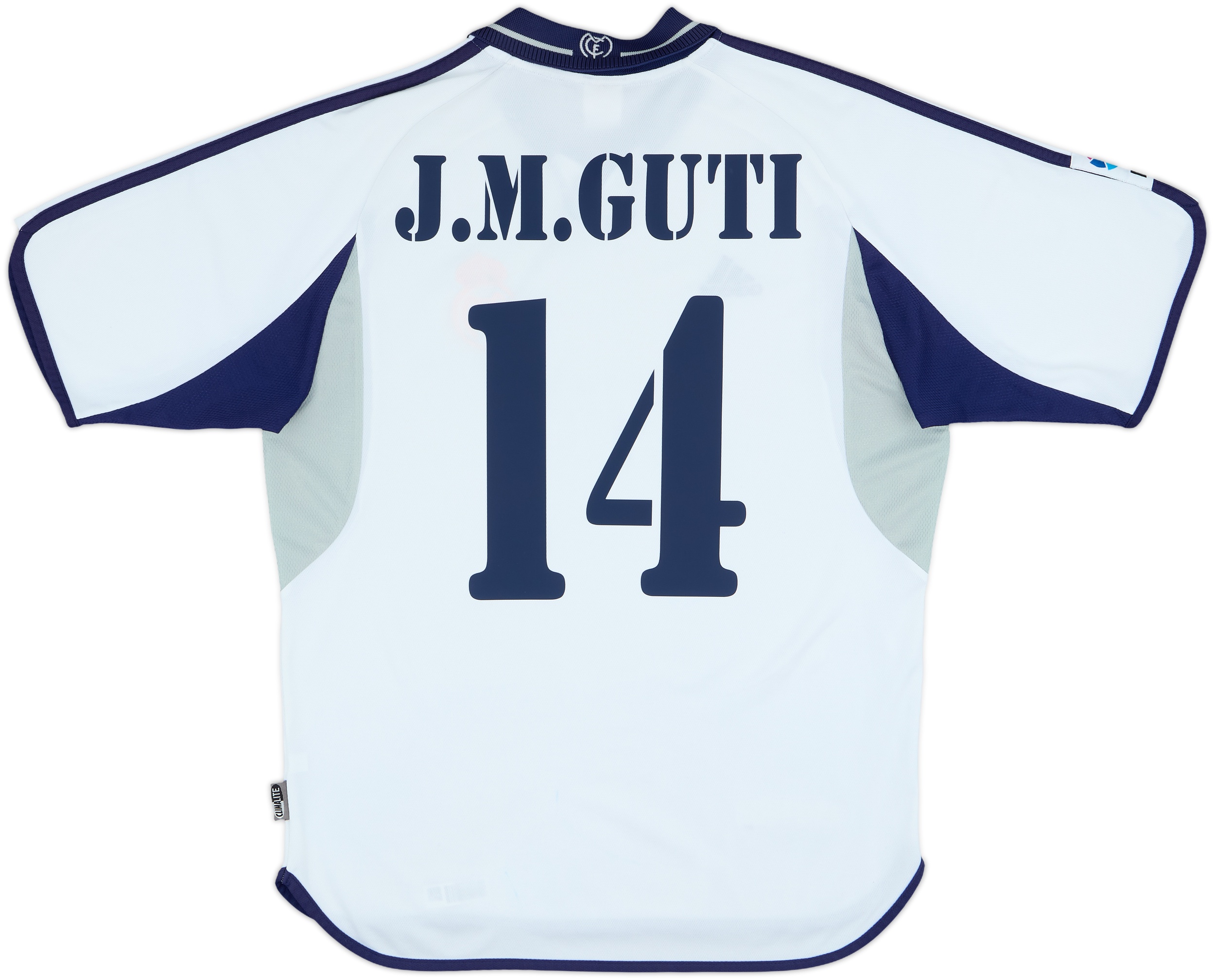 2000-01 Real Madrid Home Shirt J.M.Guti #14 - 6/10 - (M)