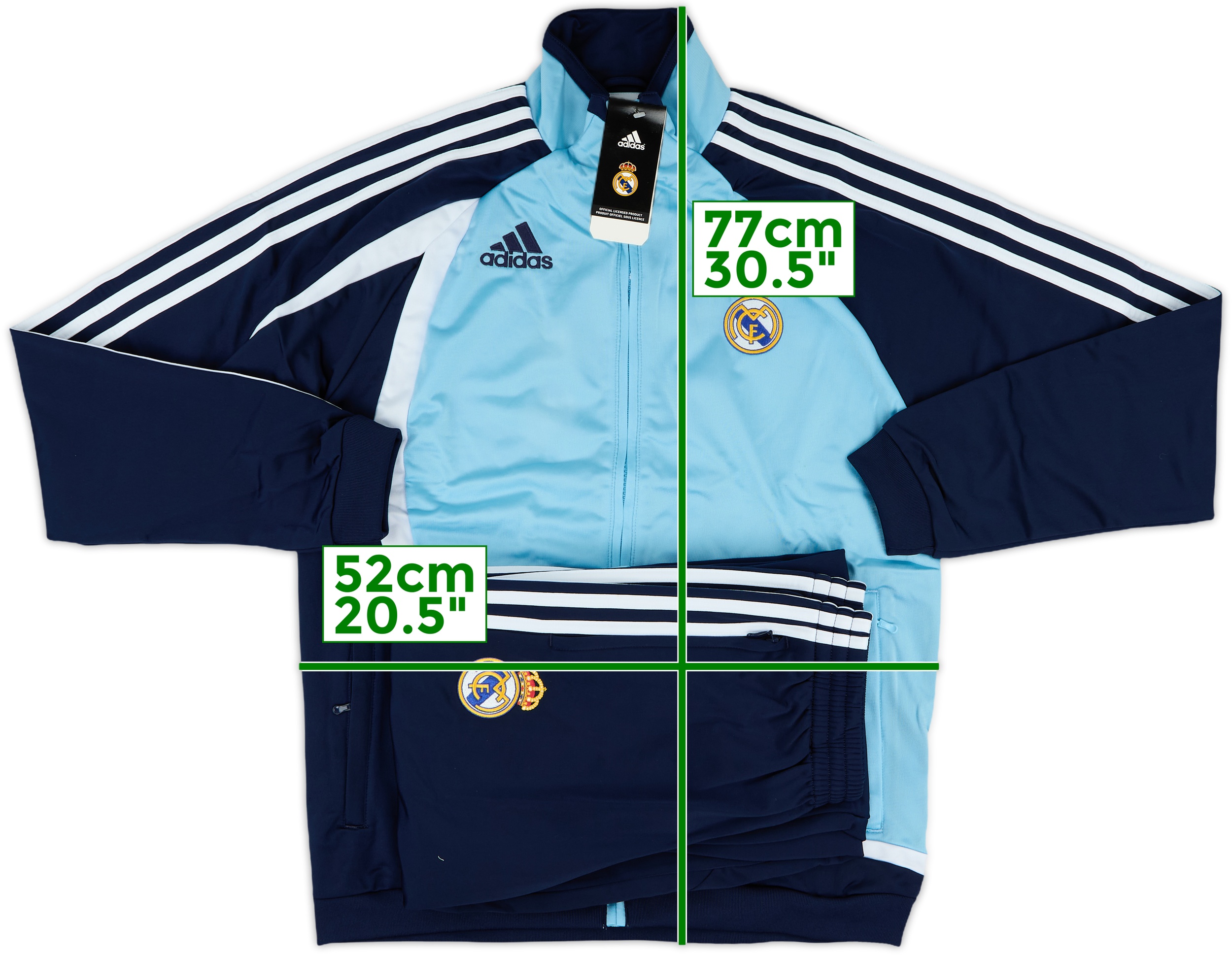 2007-08 Real Madrid adidas Tracksuit (XL.Boys)