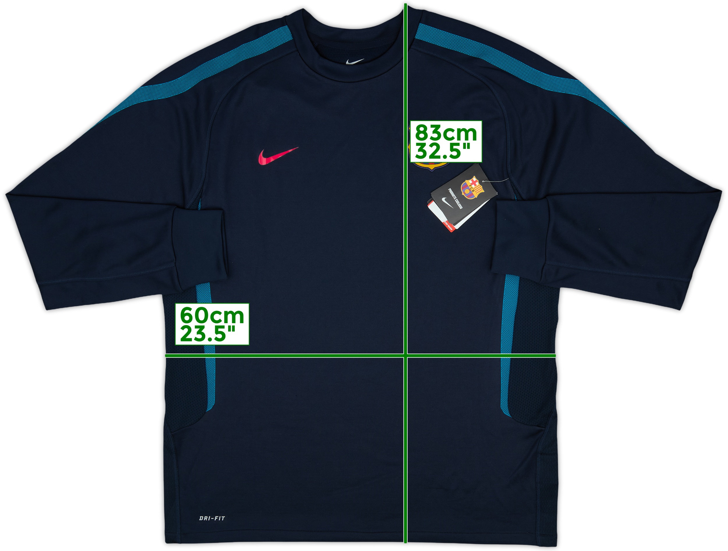 2010-11 Barcelona Nike Sweat Top (XL)