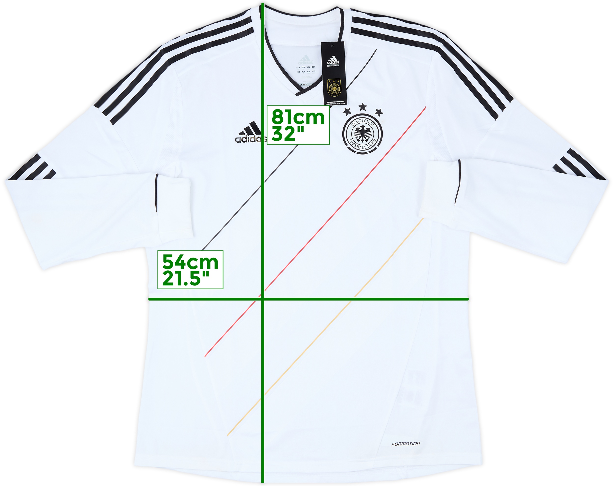 ドイツ代表 ユニフォーム ラーム LAHM 2012/13 2012-13 Germany Home Shirt Lahm #16 - 4/10 - (L)