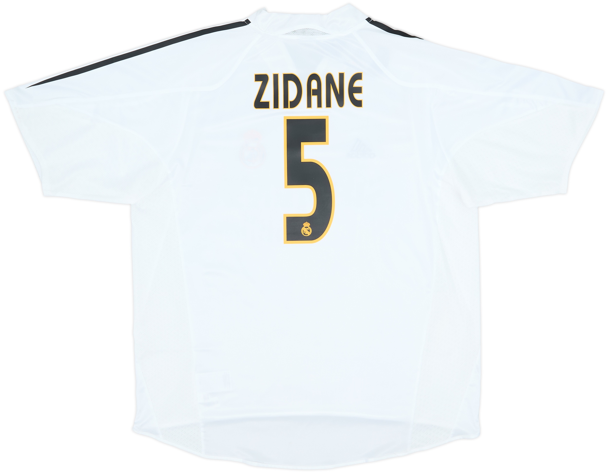 2004-05 Real Madrid Home Shirt Zidane #5 (XL)