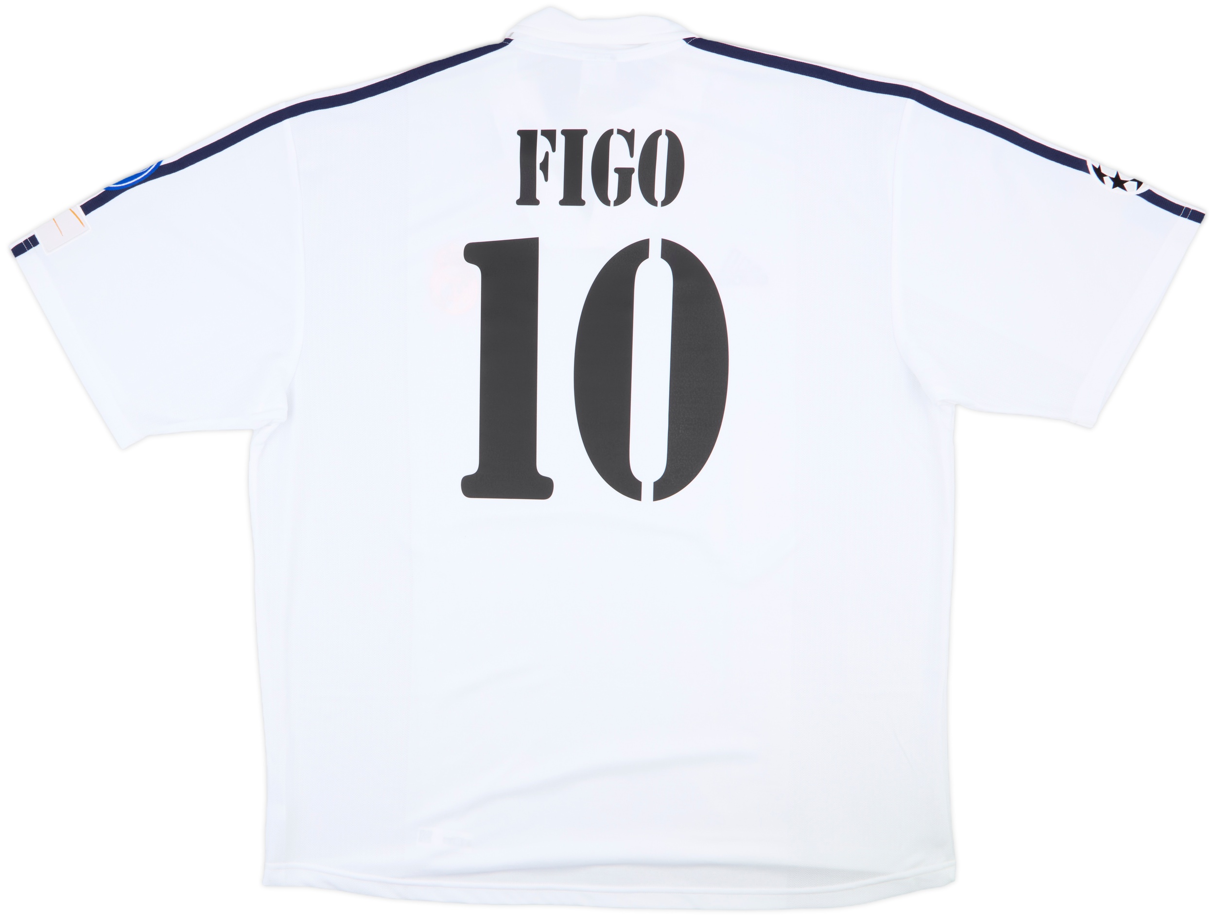 adidas REAL MADRID 「FIGO 10」　M　deadstock 2001 Real Madrid Home Shirt Figo #10 (XXL)