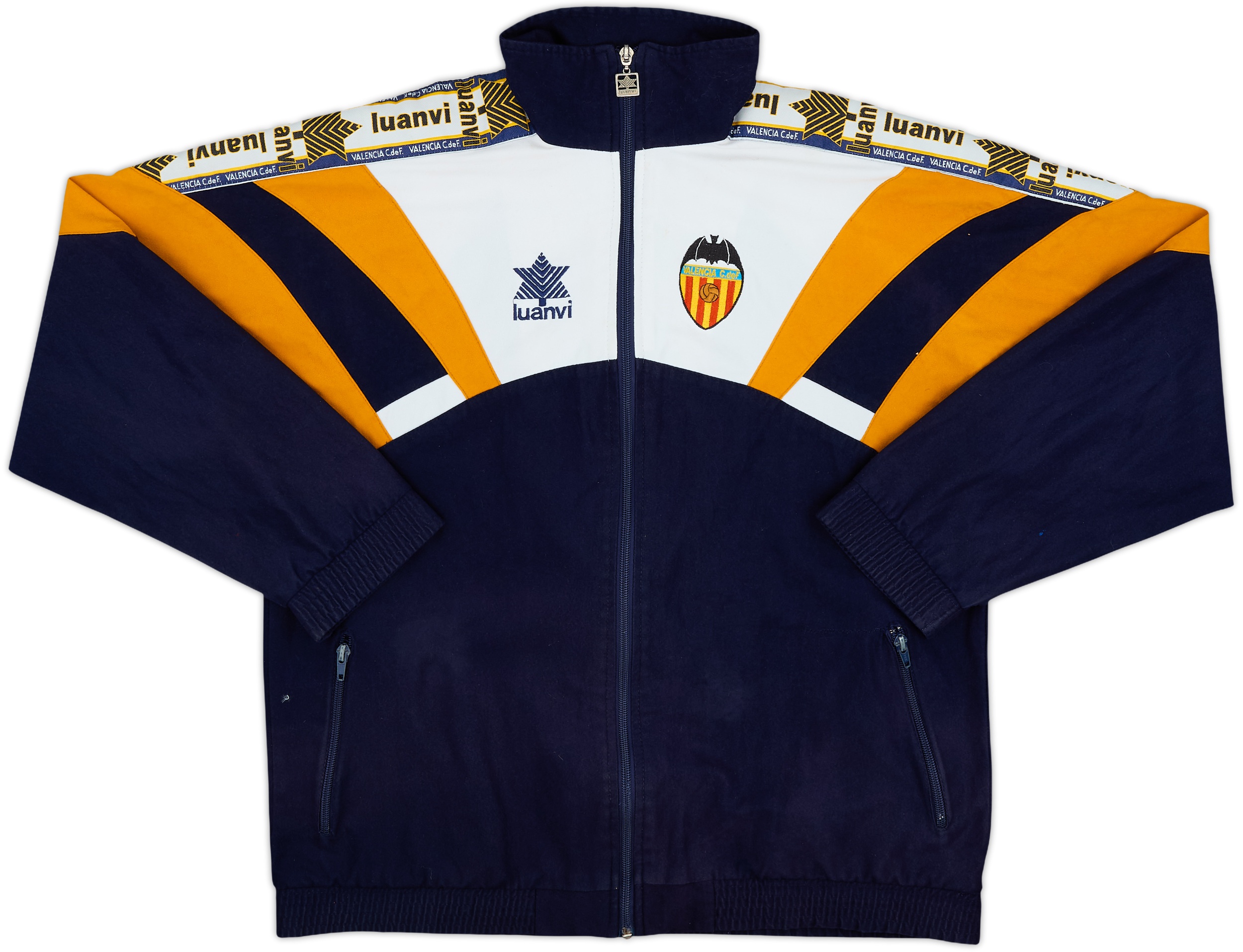 1996-97 Valencia Luanvi Track Jacket - 7/10 - (M)
