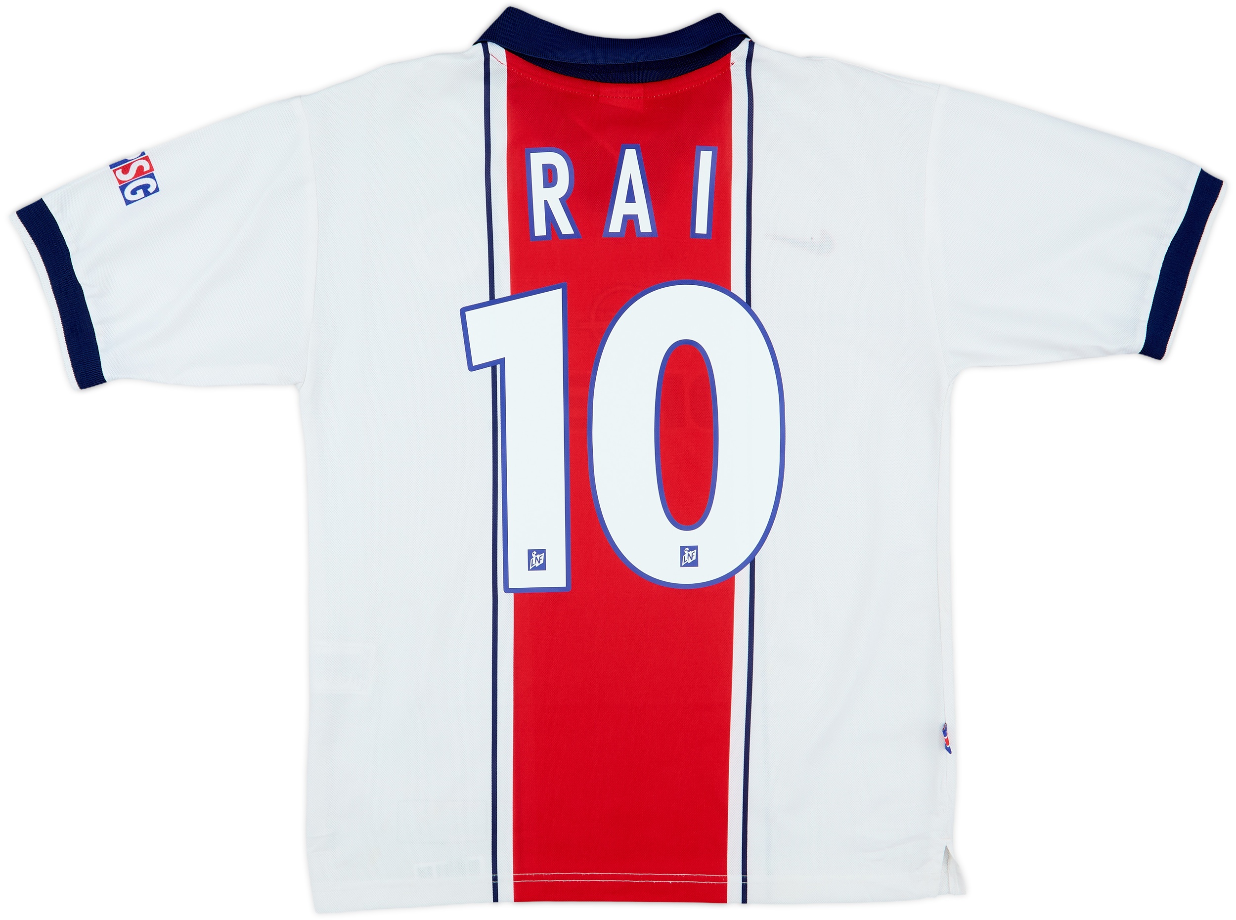 1997-98 Paris Saint-Germain Away Shirt Rai #10 - 8/10 - (XL.Boys)