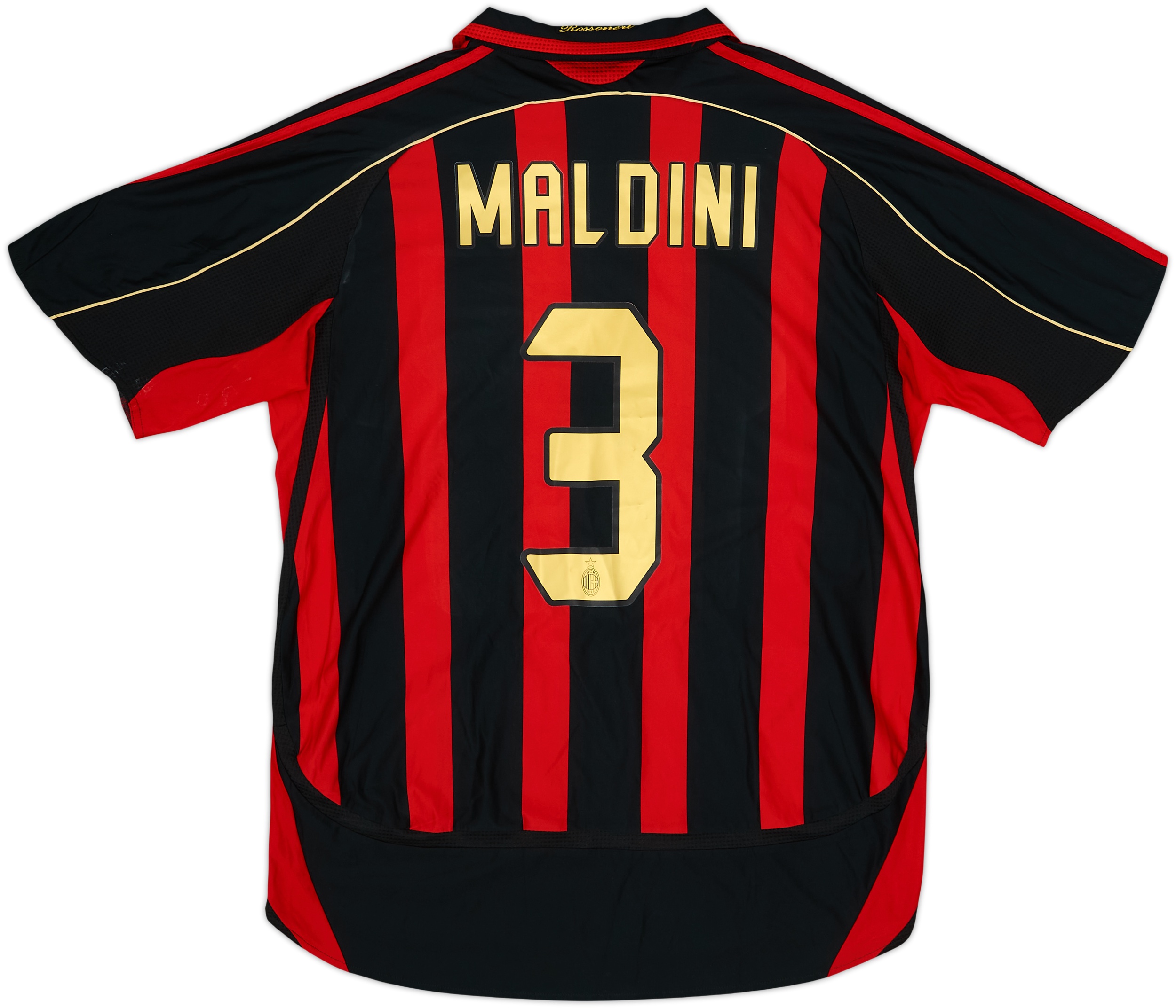 ACミラン MALDINI 長袖 シャツ 背番号3 ACミラン チャンピオンズリーグ