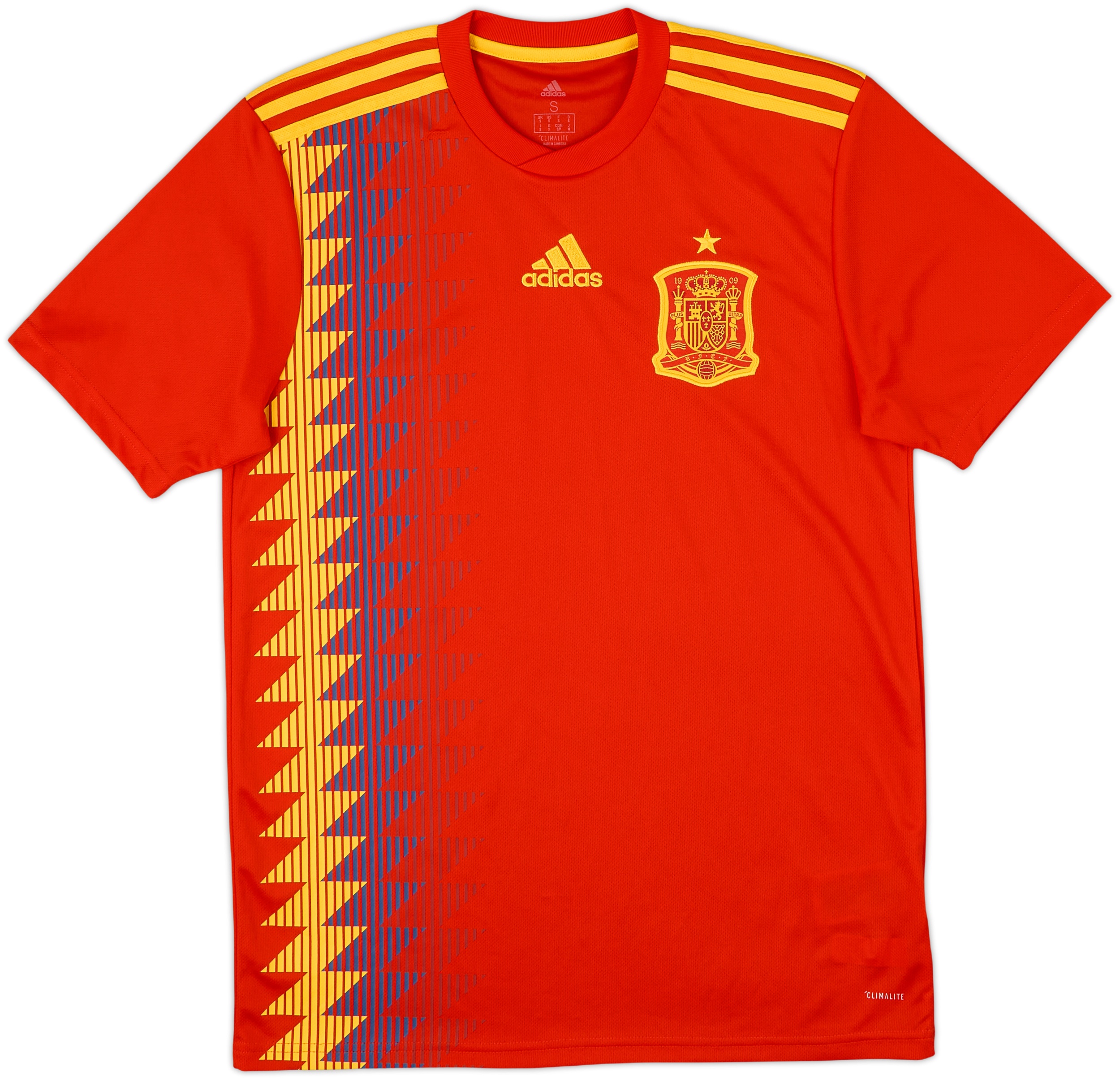 ウェア 2018 Spain  Shirt Silva 2018-19 Spain Home Shirt - 10/10 - (S)