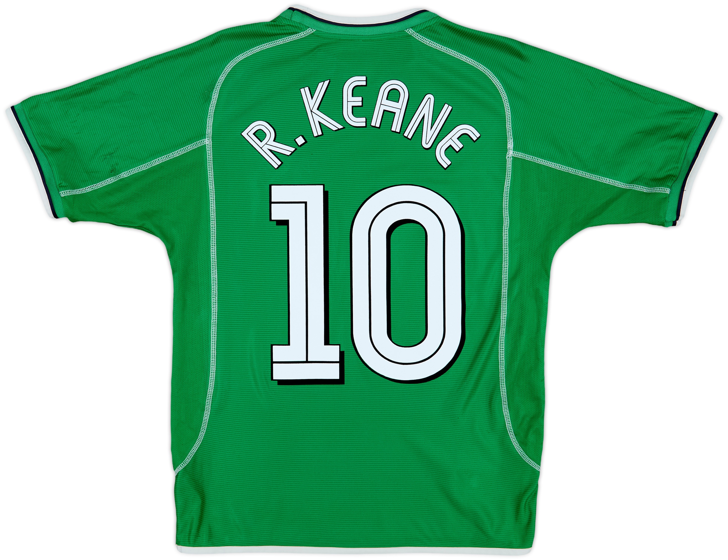 Maillot De Foot Irlande Domicile Coupe Du Monde 2002 - Umbro Taille S - Vert
